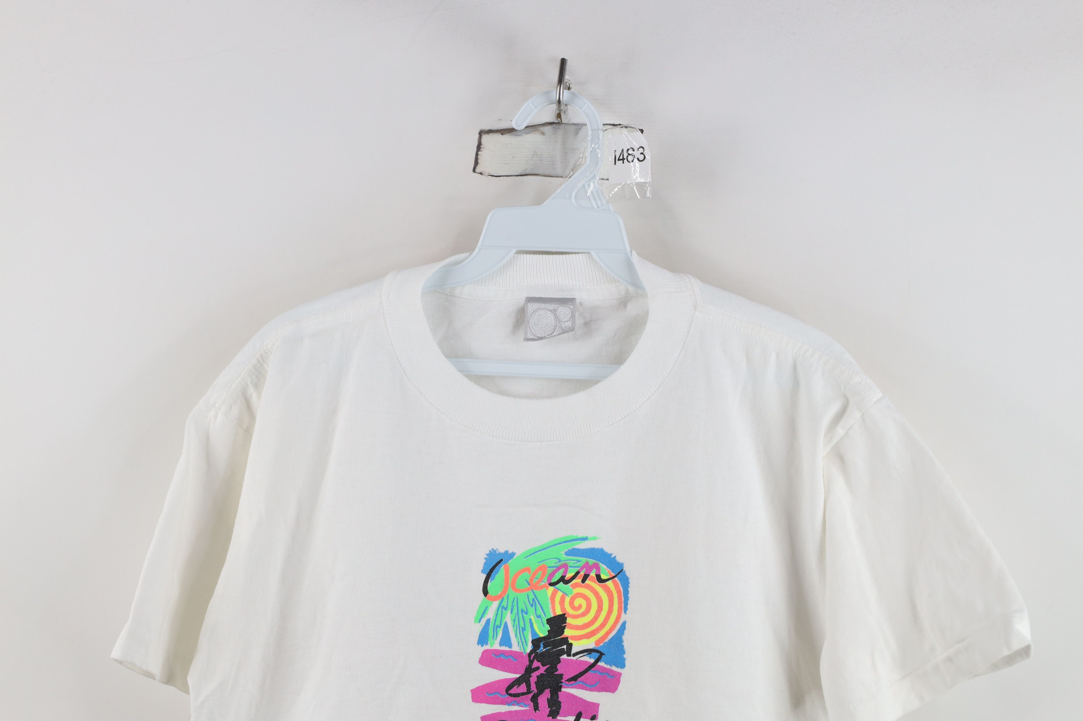 Ocean Pacific Vintage 80s Ocean Pacific Surfing Short Sleeve T-Shirt USA Size ONE SIZE - 2 Thumbnail