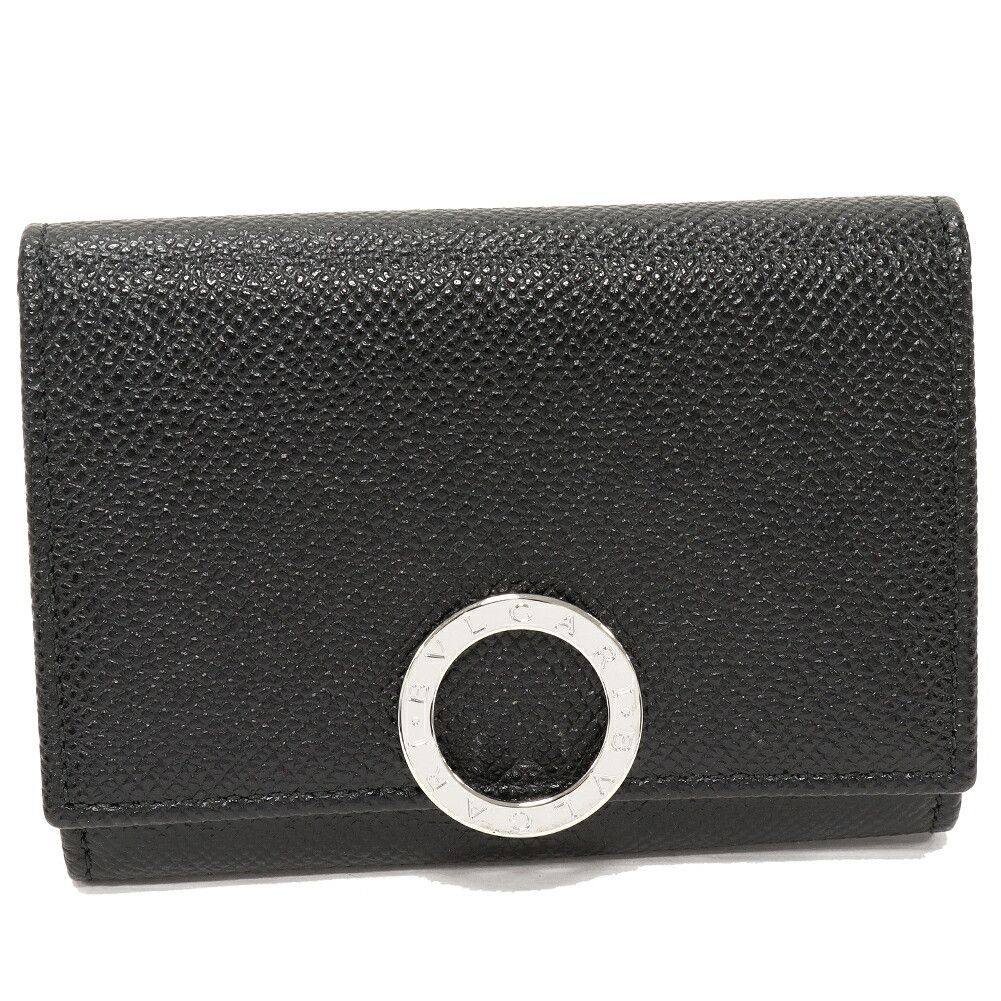 Bvlgari Bvlgari Bvlgari Bulgari Bulgari Grained Calfskin Card Holder Leather Card Case 30420 DUTY FREE for USA Size ONE SIZE - 1 Thumbnail