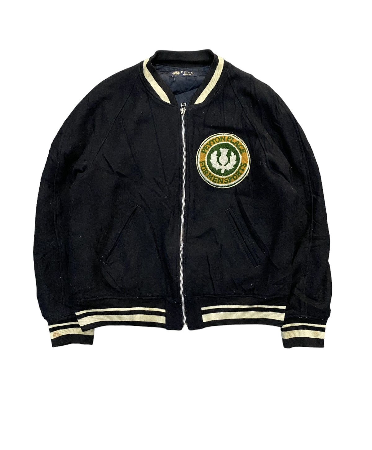 AW1987 PPFM wool Varsity bomber jacket