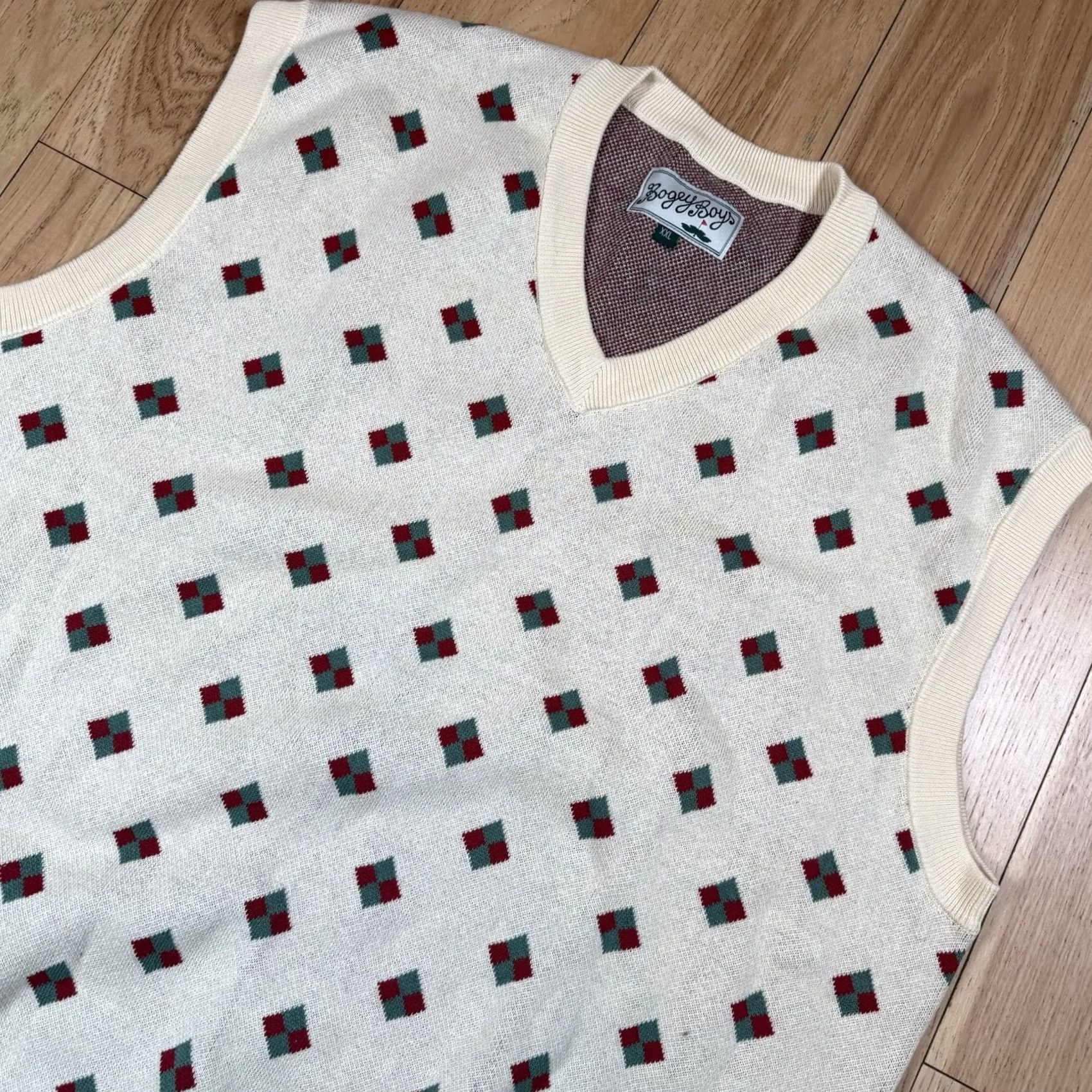 Vintage Bogey Boys Sweater Vest Mens 2XL Yellow Diamond Golf NWOT Size US XXL / EU 58 / 5 - 2 Thumbnail