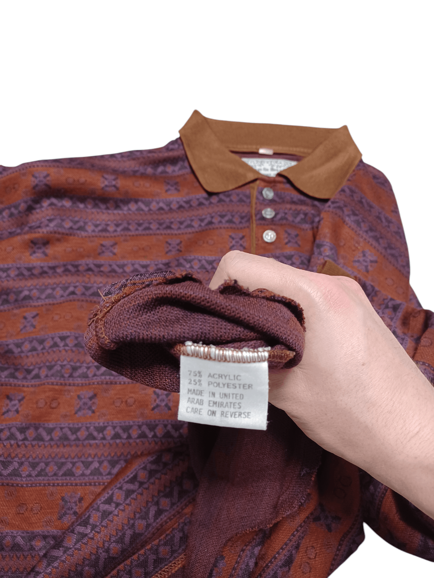 Vintage VINTAGE 90S FLORENTINA MADE IN UAE 1/3 LIGHT SWEATSHIRT Size US XL / EU 56 / 4 - 6 Thumbnail