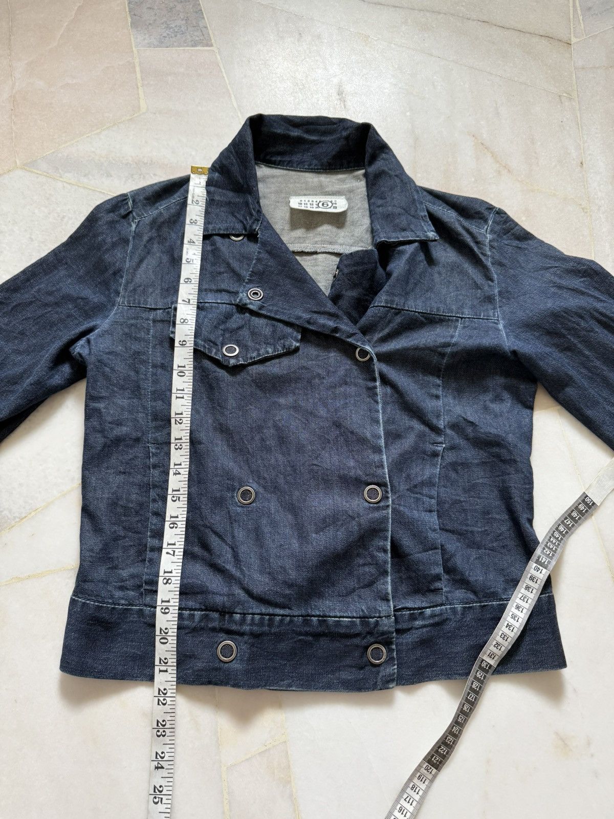Maison Margiela Maison Margiela MM6 Double Breasted Denim jacket Size M / US 6-8 / IT 42-44 - 14 Thumbnail