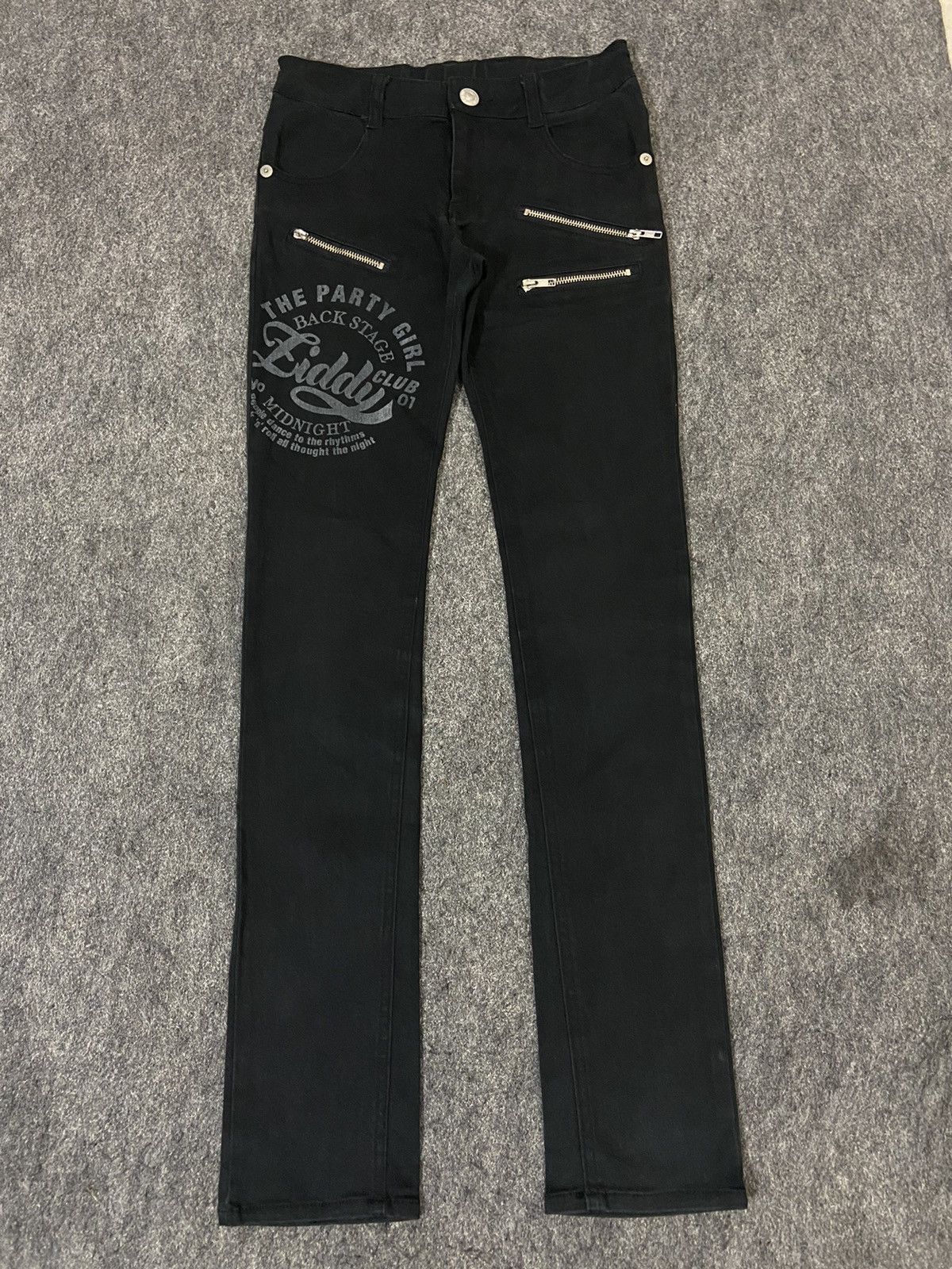 Hysteric Glamour Black bands ziddy bondage punk ghotic pants Size US 26 / EU 42 - 2 Thumbnail