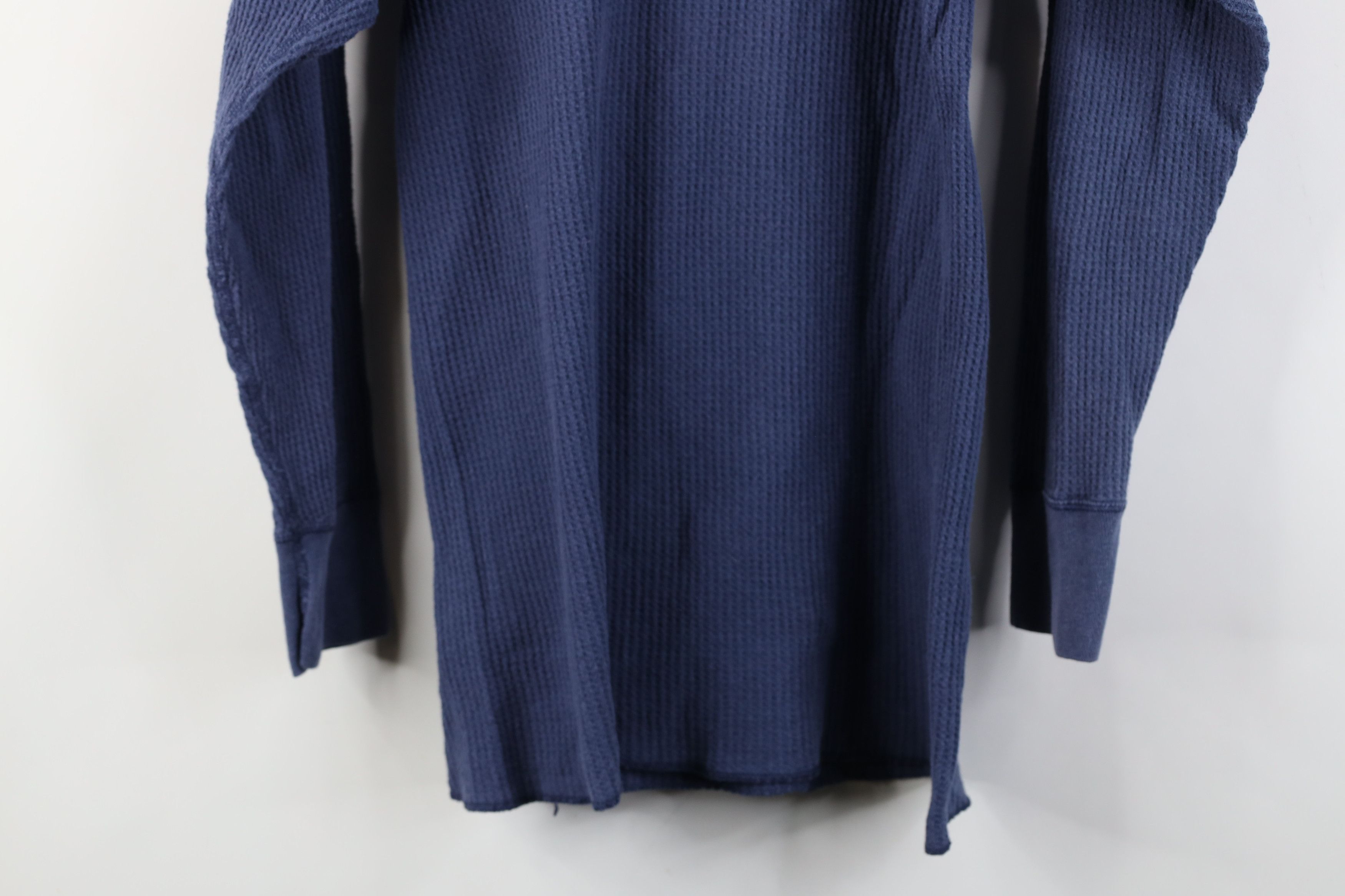 Vintage Vintage 90s Streetwear Knit Long Sleeve Henley T-Shirt Size US L / EU 52-54 / 3 - 11 Thumbnail