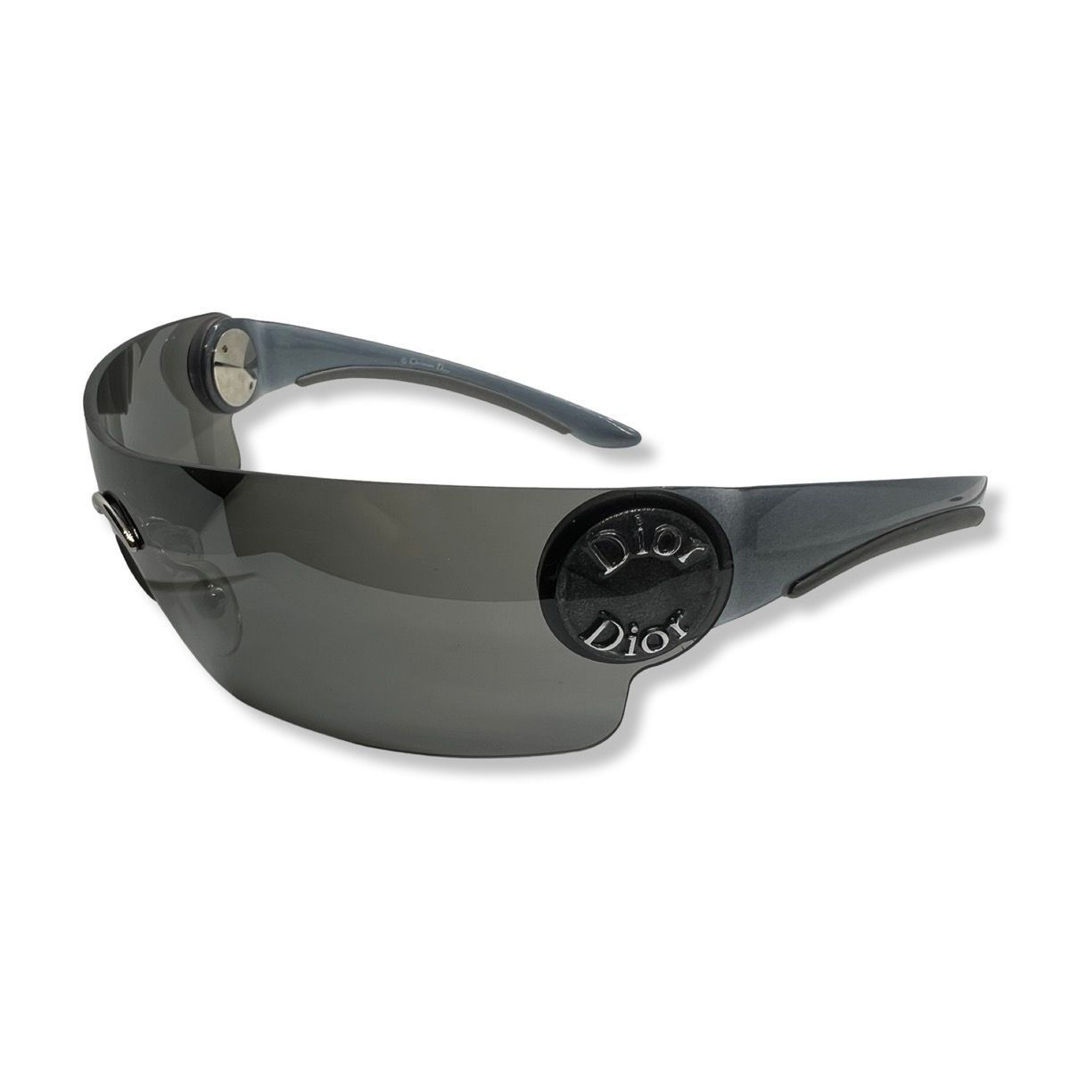 image of Dior Schlak Vintage Sunglasses in Grey, Men's