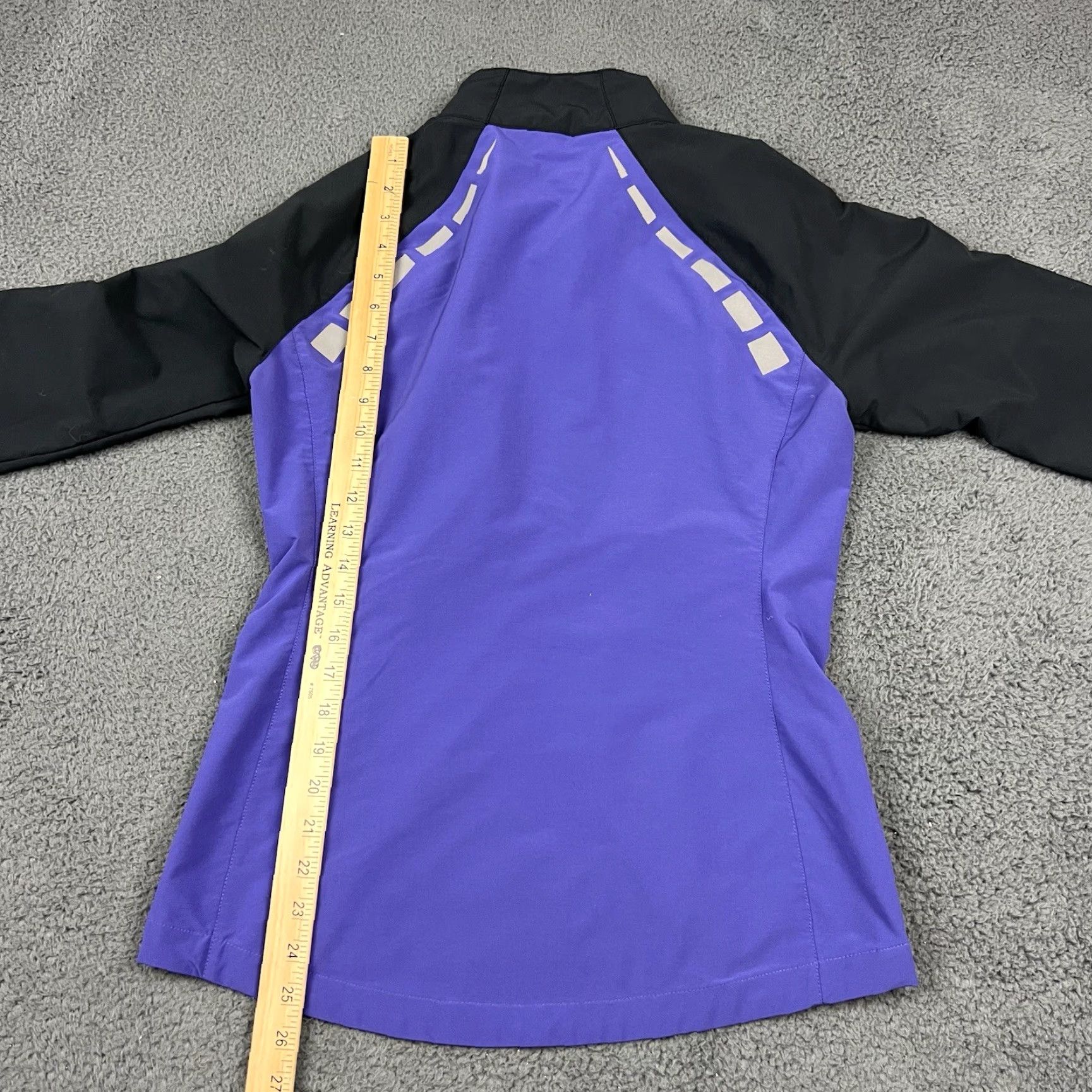 Vintage Golite Running Jacket Womens Small Purple Full Zip Reflective Stretch Workout Jacket Size S / US 4 / IT 40 - 5 Thumbnail