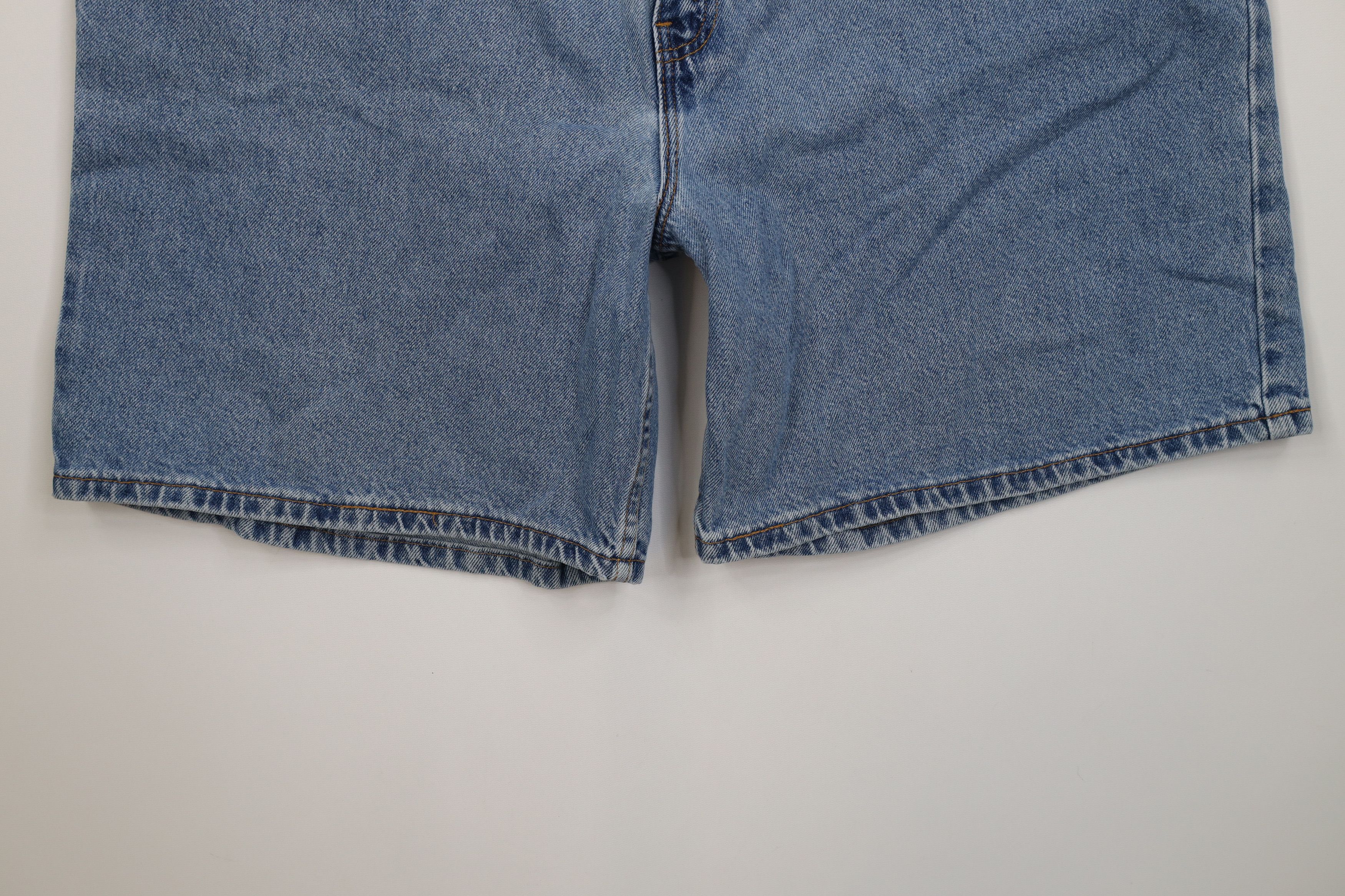 Levi's Vintage Y2K 2001 Levis 550 Fit Denim Jean Shorts Jorts USA Size 22" - 4 Thumbnail