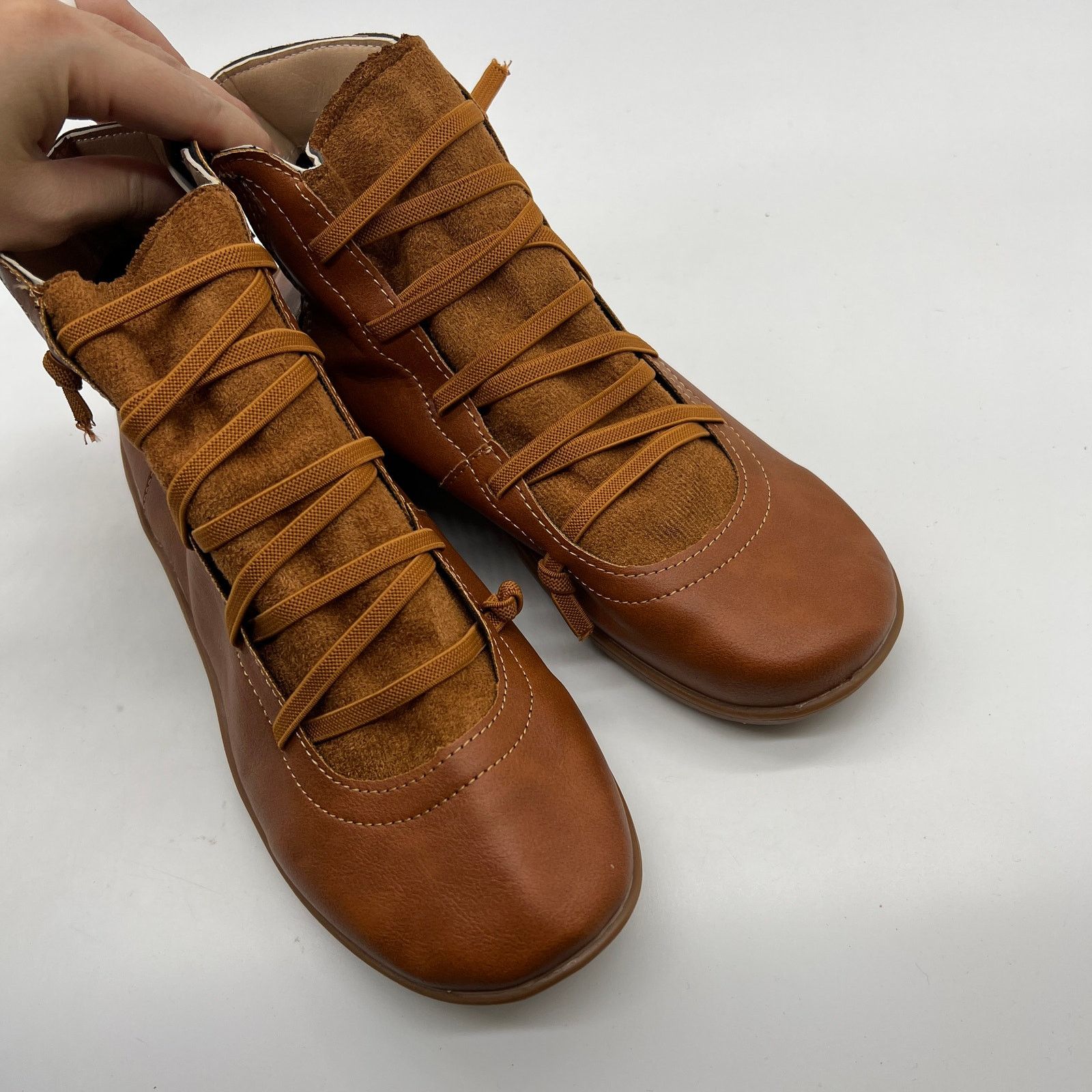 Other Ankle Boots Round Toe Casual Comfortable Light Size US 9.5 / IT 39.5 - 6 Thumbnail
