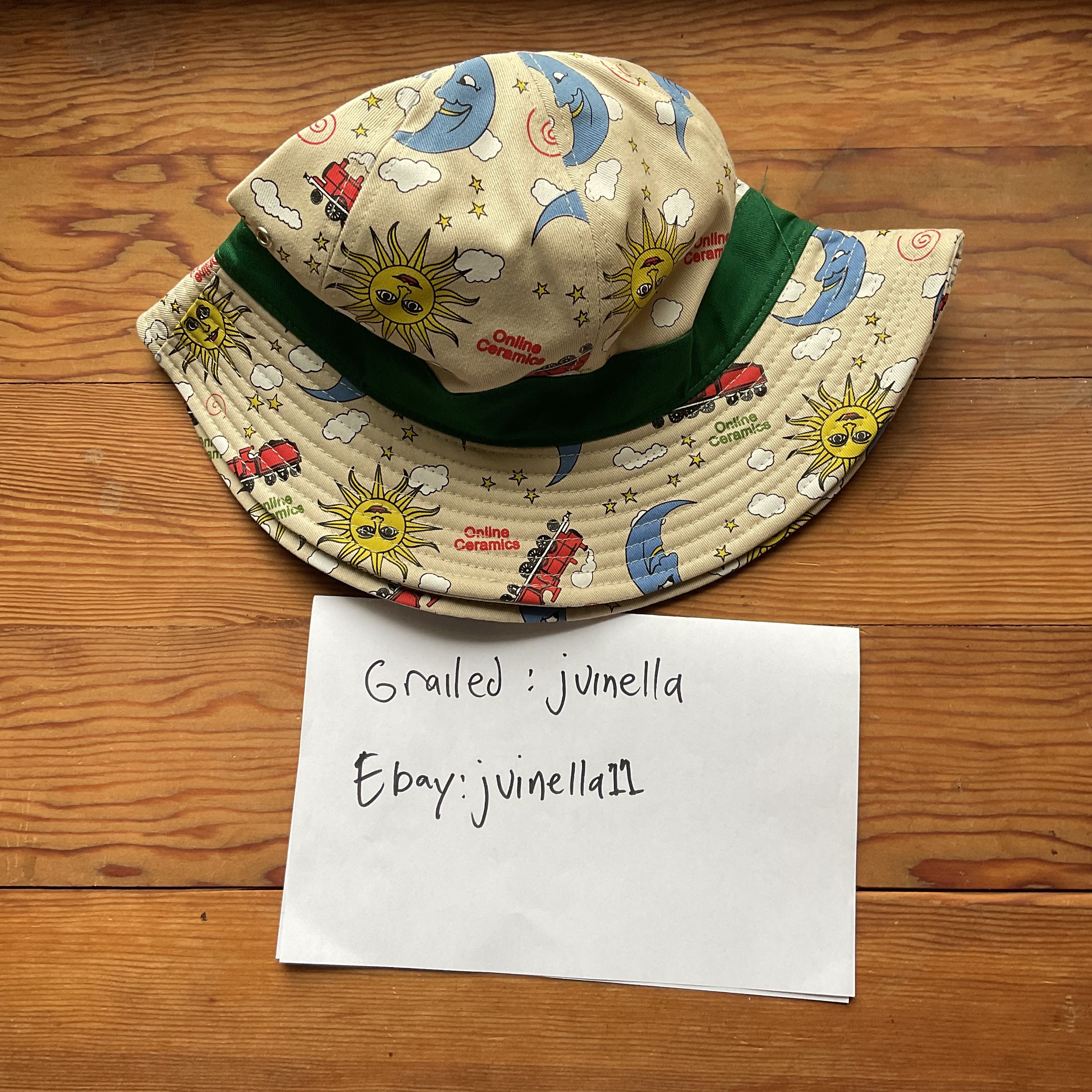 Online Ceramics Bucket Hat One Size Fits All Brand New Never Worn Or Washed Online Ceramics x Oneohtrix OPN Magic Hat Cap Beige Corduroy  main image 3