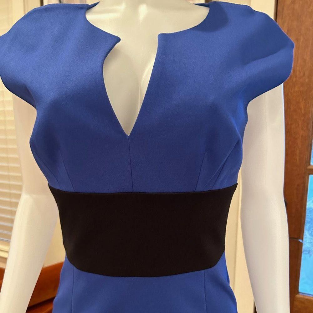 Designer Trina Turk Color Block Sheath Dress Size M / US 6-8 / IT 42-44 - 4 Thumbnail