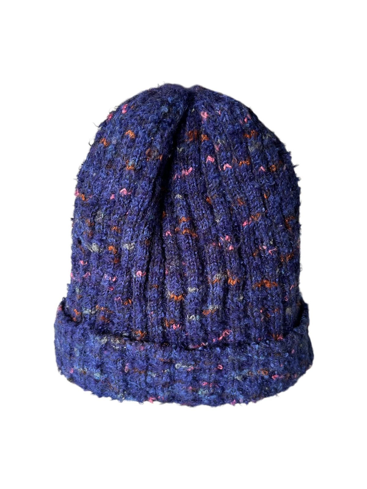 Japanese Brand × Kapital × Vintage Crochet Knitted Hairy Rare Beanie Hats☠️☠️ Size ONE SIZE - 1 Thumbnail