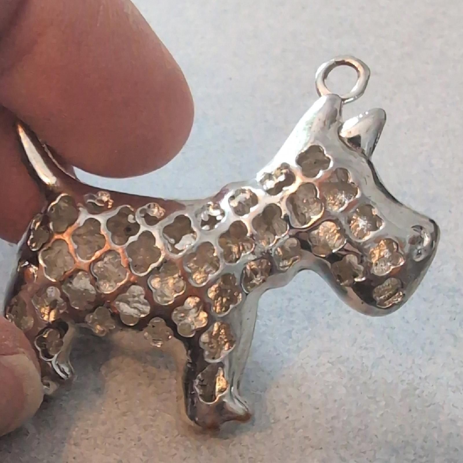 Other Vintage Retro Keyring scotty dog jewelry Rhinestone Style Size ONE SIZE - 3 Thumbnail