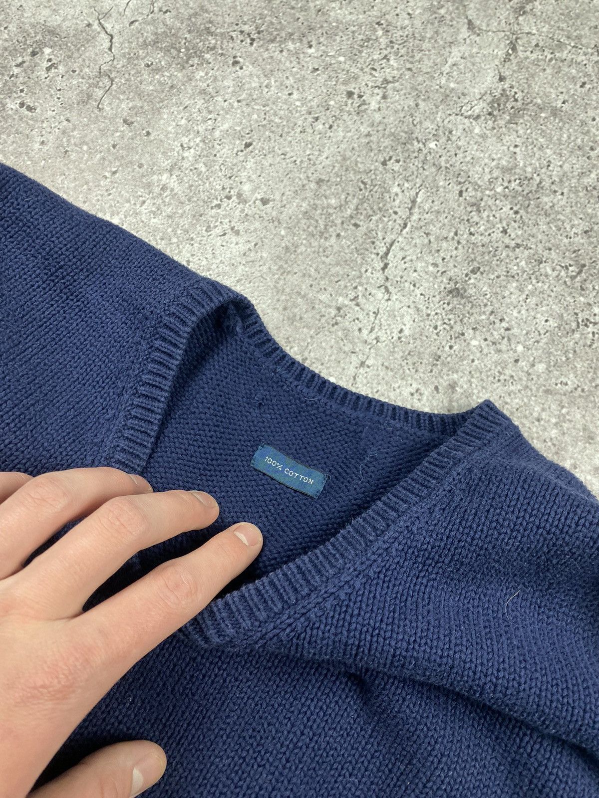 Ralph Lauren × Vintage 90’s Vintage Polo Ralph Lauren Knit Vest Y2K RRL Size US S / EU 44-46 / 1 - 3 Thumbnail