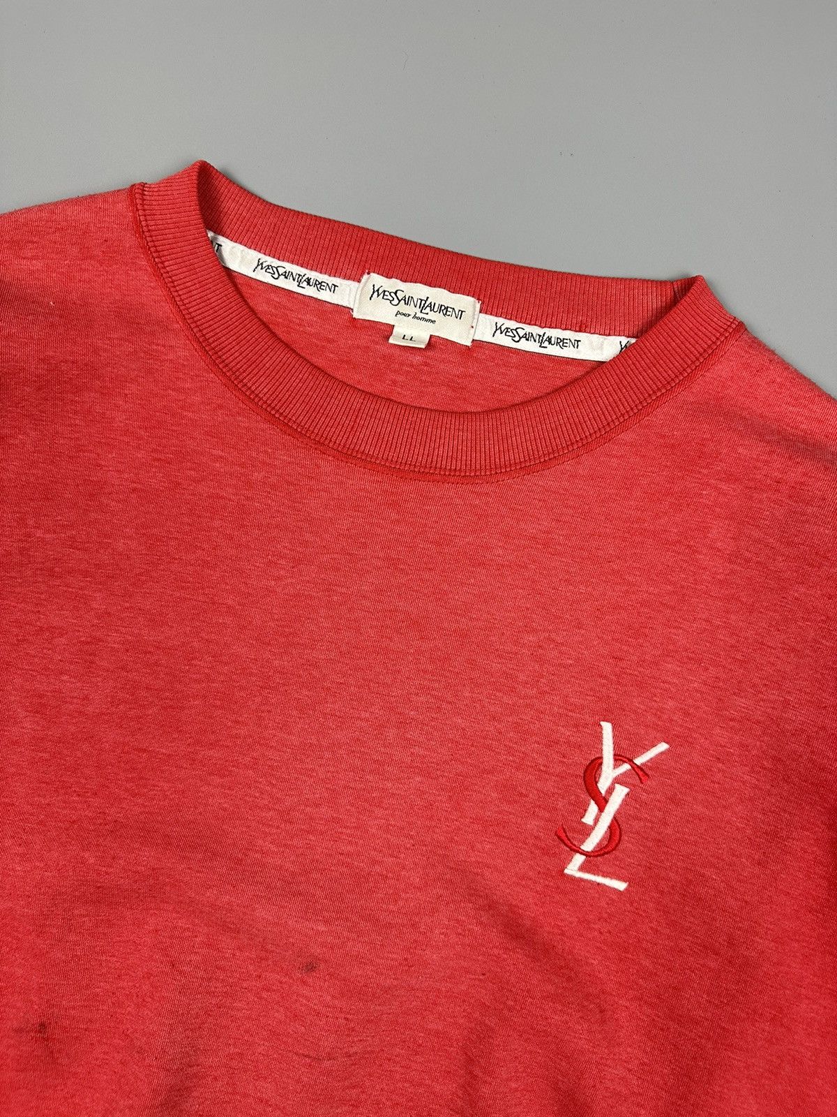 Yves Saint Laurent Vintage Yves Saint Laurent Pour Homme Sweatshirt Size US XL / EU 56 / 4 - 6 Thumbnail