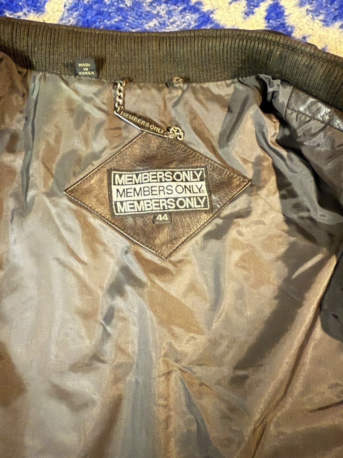 Members Only Members only brown leather bomber jacket Size US M / EU 48-50 / 2 - 5 Thumbnail