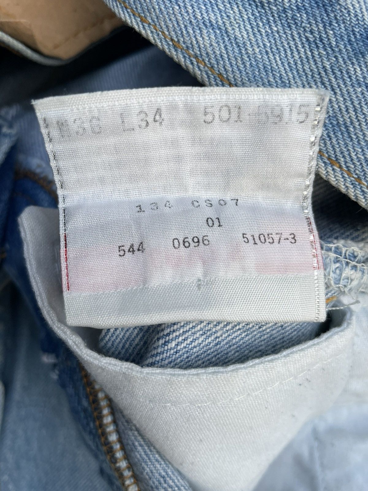 Levi's × Vintage Vintage 1996 Levis 501 Denim Size US 36 / EU 52 - 15 Thumbnail