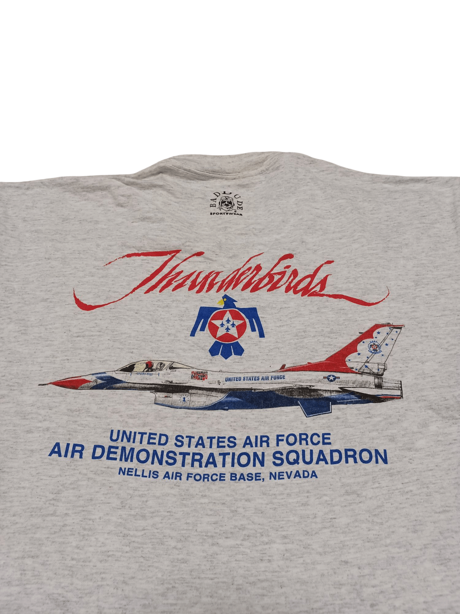 All Sport THUNDERBIRDS NEVADA VINTAGE SINGLE STITCH MILITARY TEE Size US XL / EU 56 / 4 - 2 Thumbnail