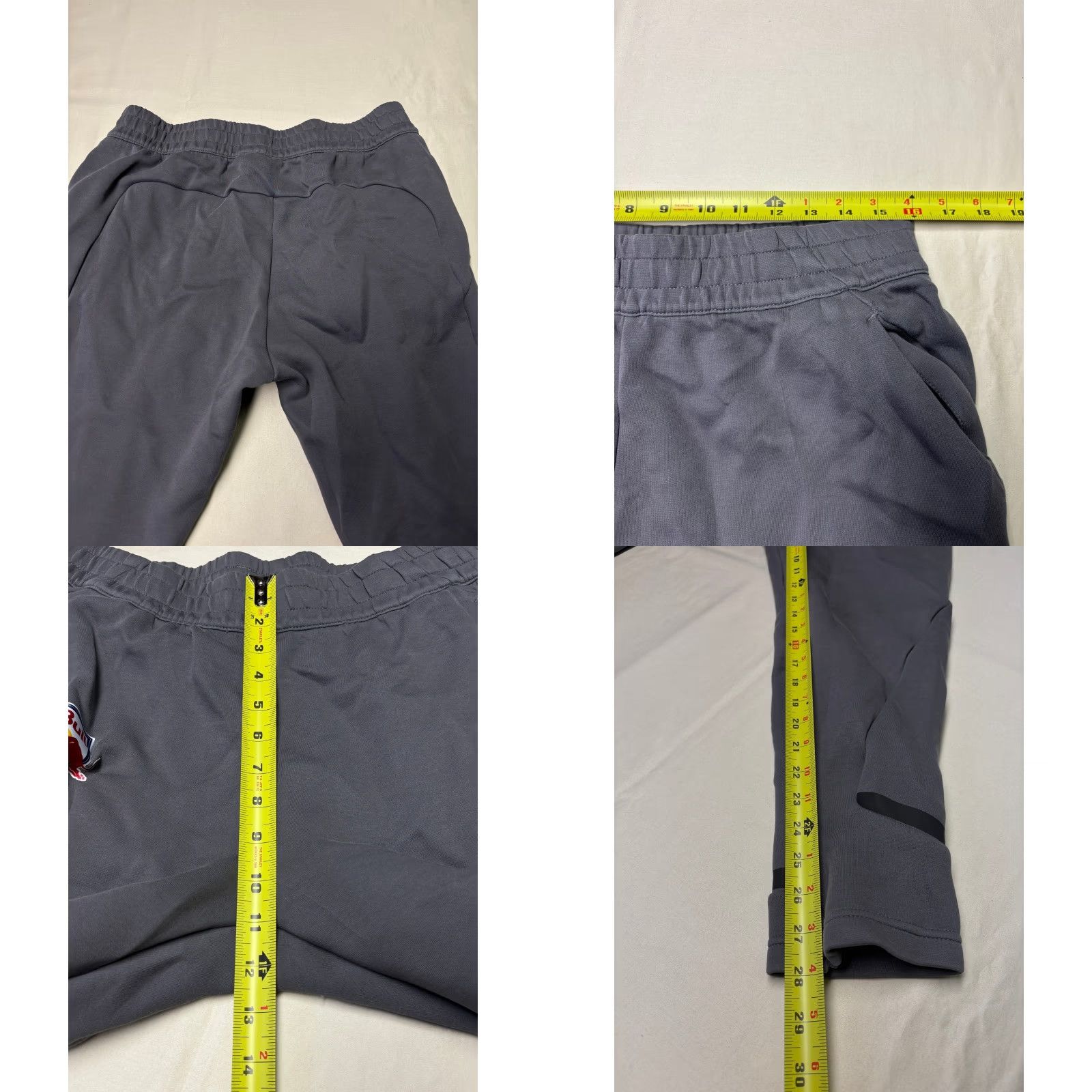 Adidas Adidas New York Red Bulls MLS Game Day Track Pants Mens 32 32x28 Gray Elastic Pockets Athletic Soccer Casual Size US 32 / EU 48 - 8 Thumbnail