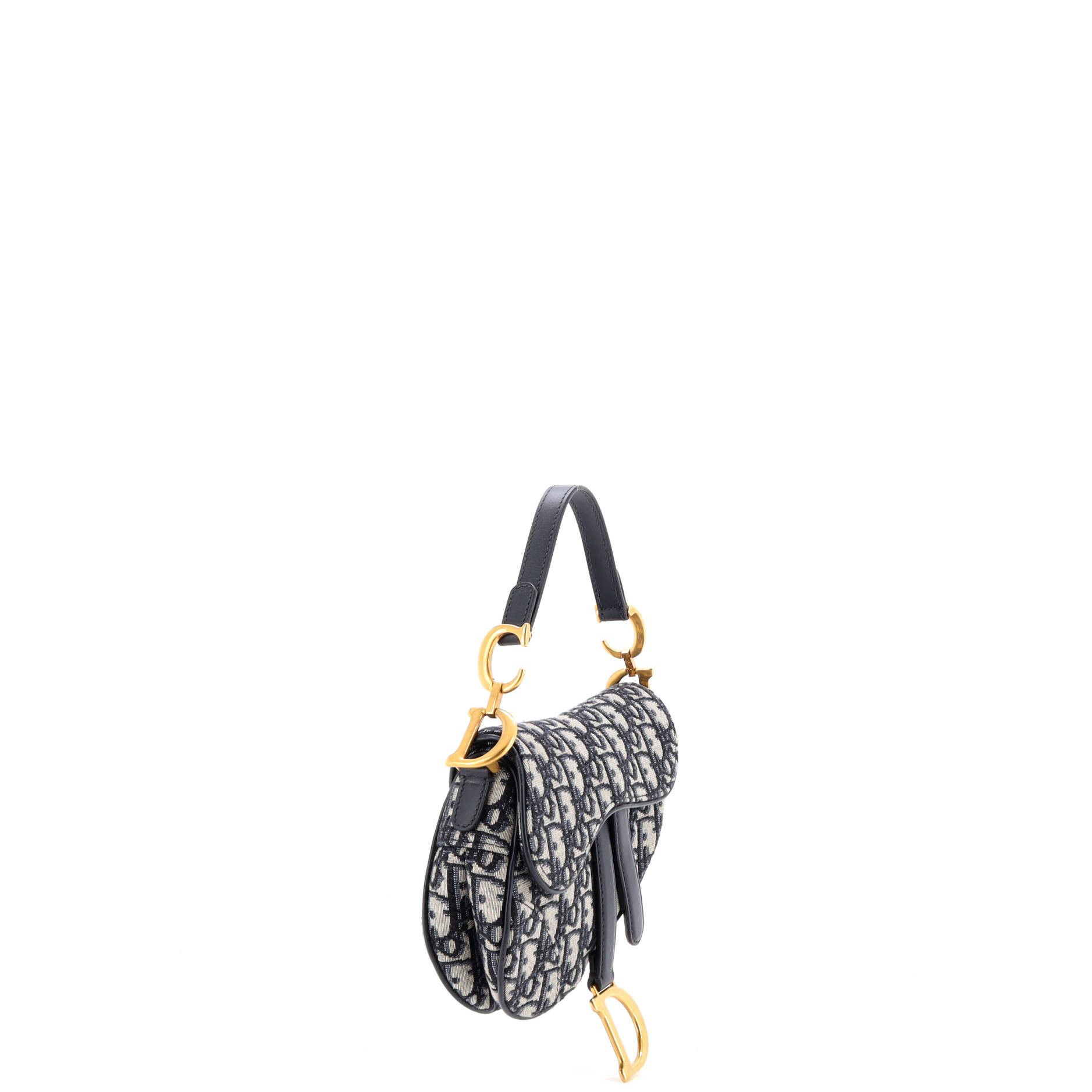 Dior Saddle Handbag Oblique Canvas Mini Size ONE SIZE - 1 Thumbnail