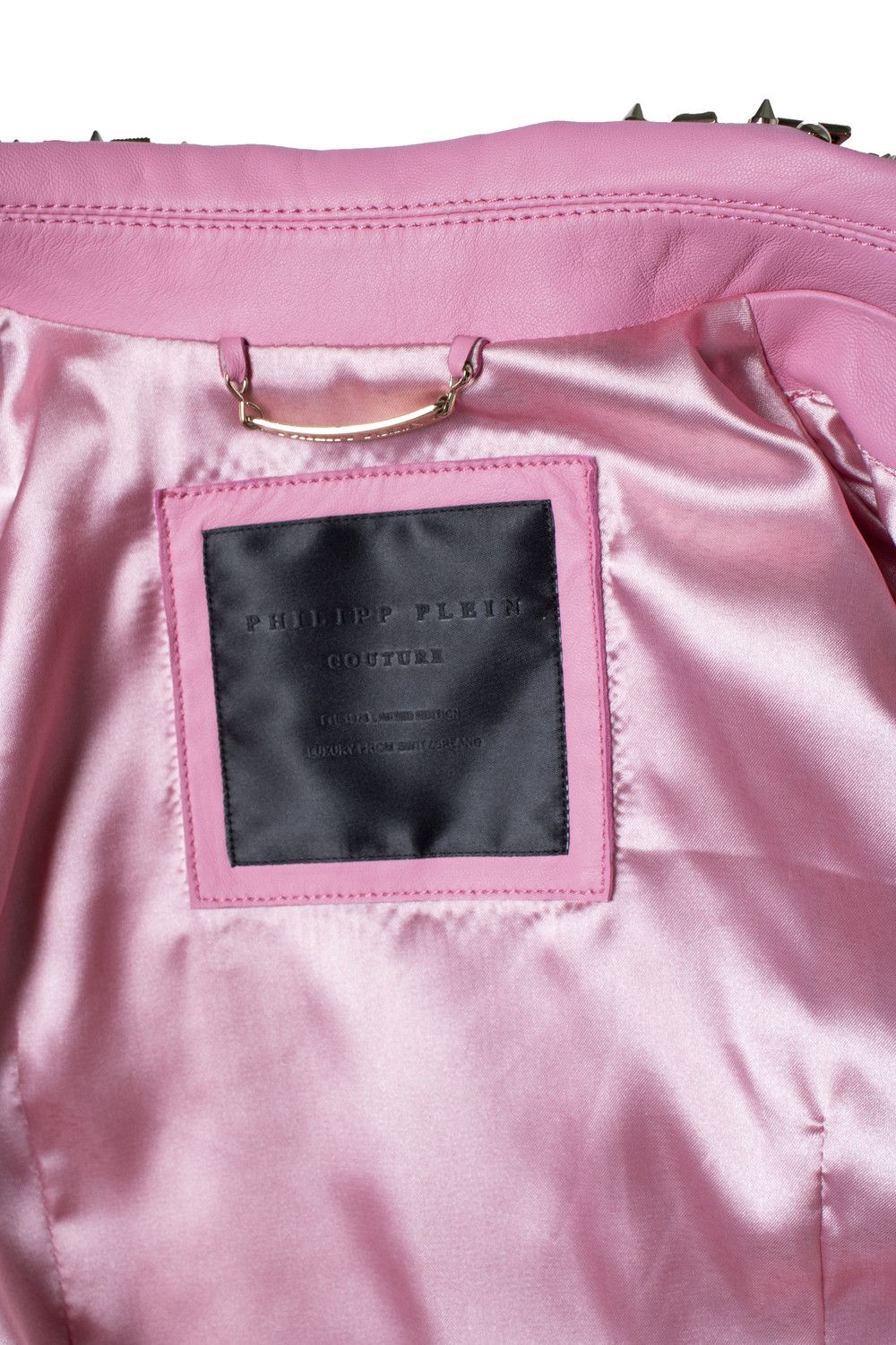 Philipp Plein Philipp Plein, Pink Disney cropped leather biker Size S / US 4 / IT 40 - 6 Thumbnail