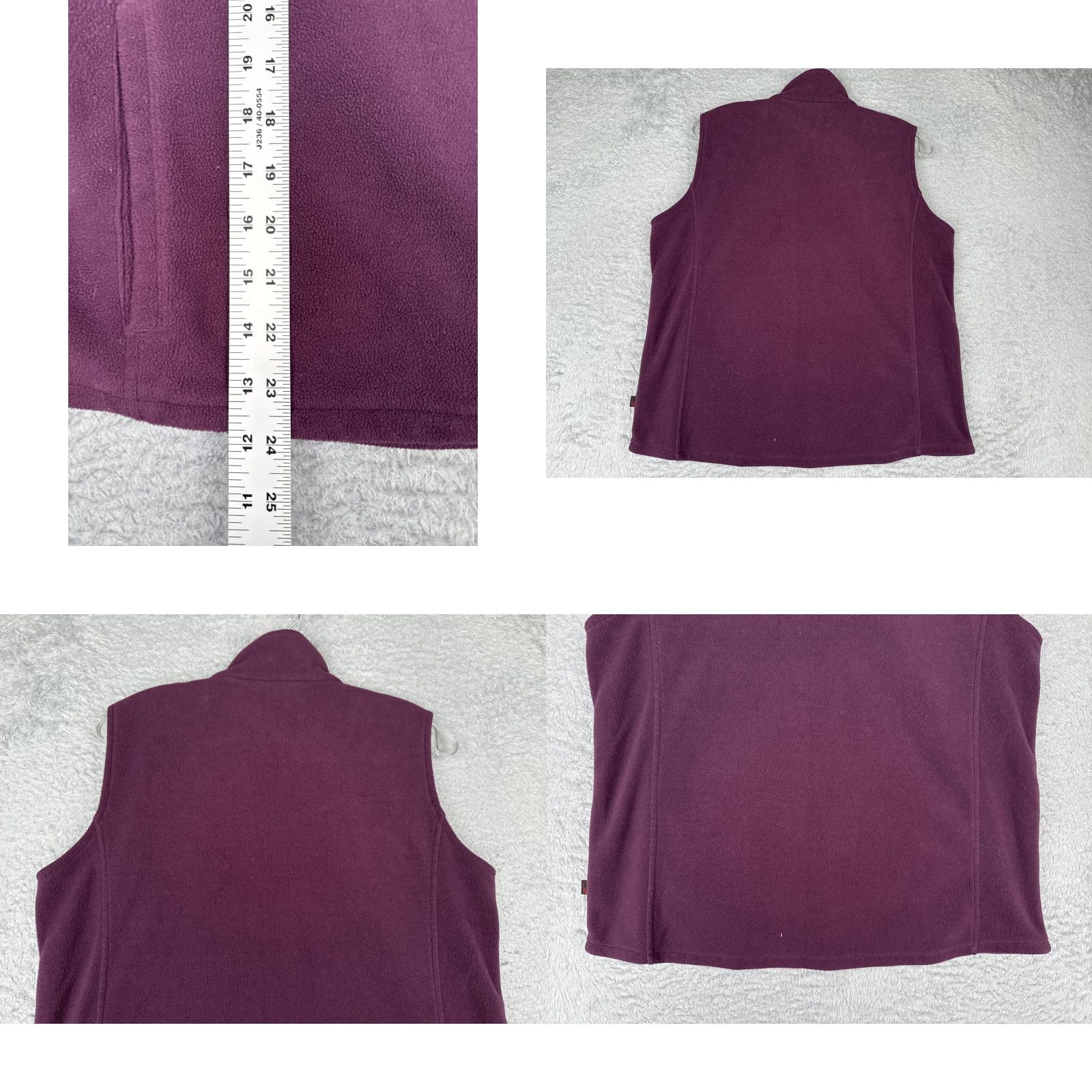 Vintage Woolrich Vest Womens Medium Purple Full Zip Sleeveless Fleece Jacket Outdoor Size M / US 6-8 / IT 42-44 - 9 Thumbnail
