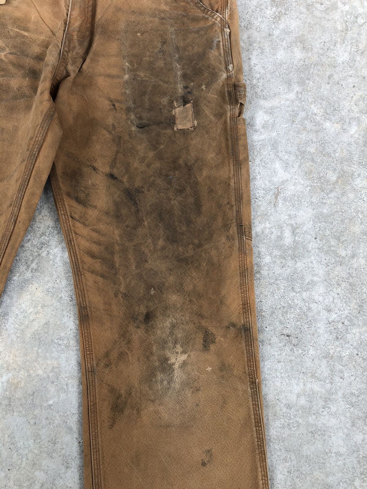 Carhartt Carharrt Distressed Jeans Carpenter Size US 32 / EU 48 - 10 Thumbnail