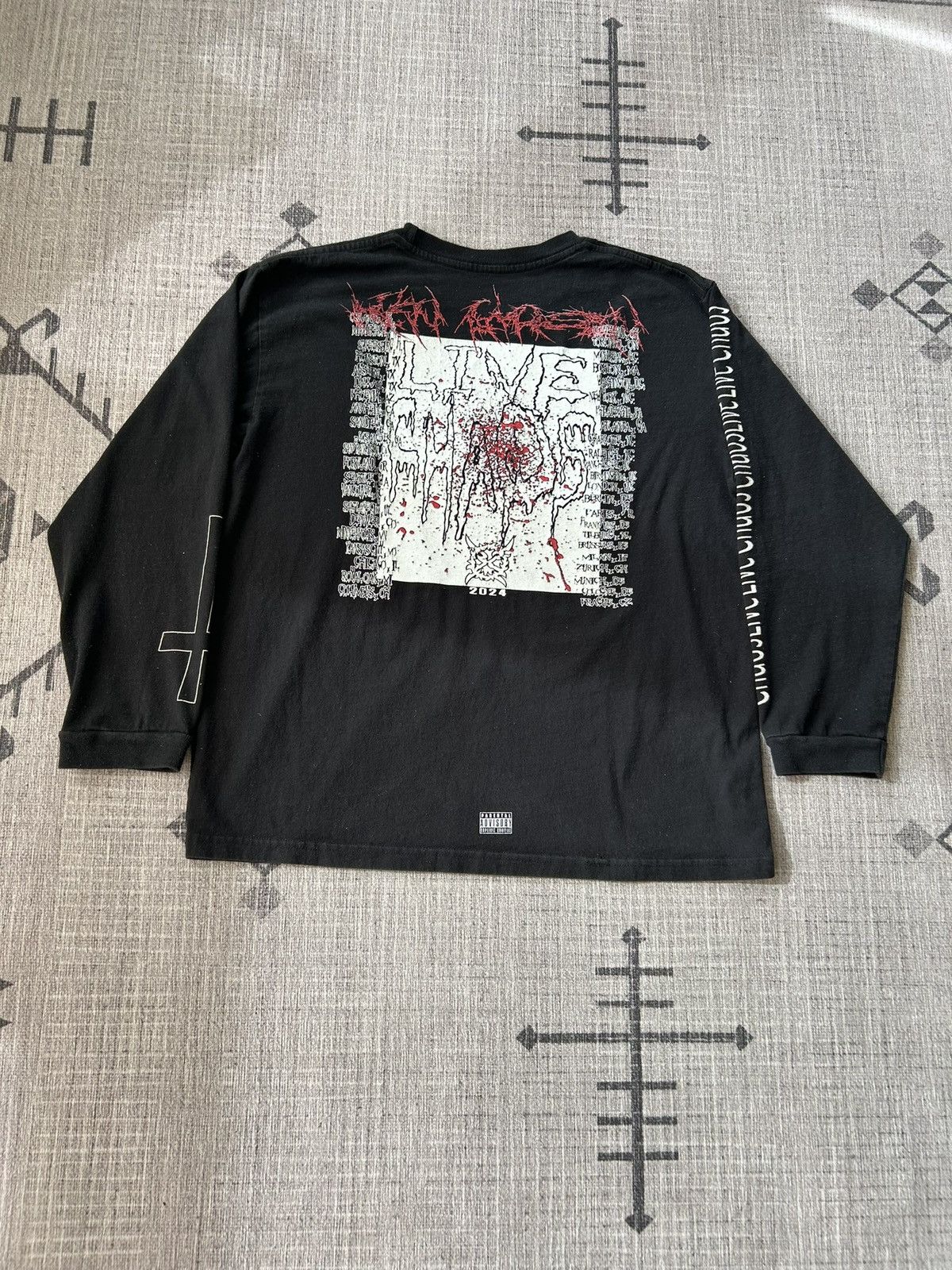 Ken Carson Ken Carson Chaos Tour Merch “If U Scared” Size US M / EU 48-50 / 2 - 2 Thumbnail