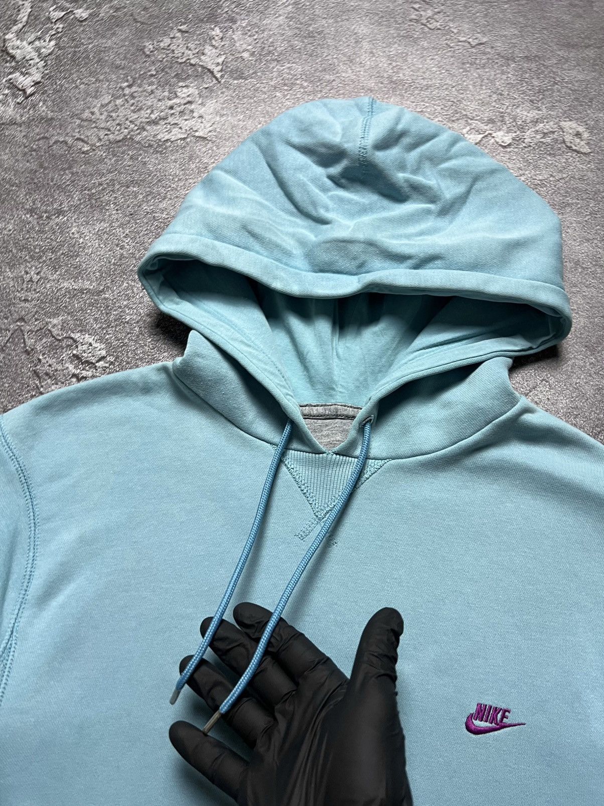 Nike Vintage Nike Hoodie Big Swoosh Logo Striped Side Stripe L Size US L / EU 52-54 / 3 - 5 Thumbnail