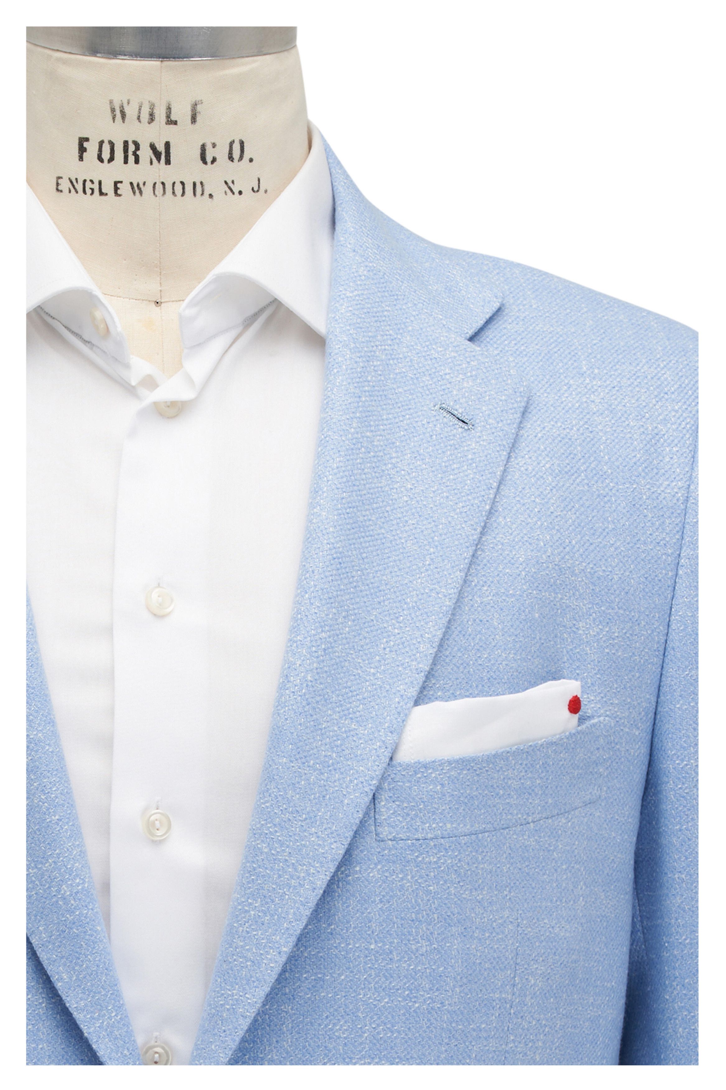 Kiton o1mtch0225 Sportcoat in Light Blue Size US L / EU 52-54 / 3 - 4 Thumbnail