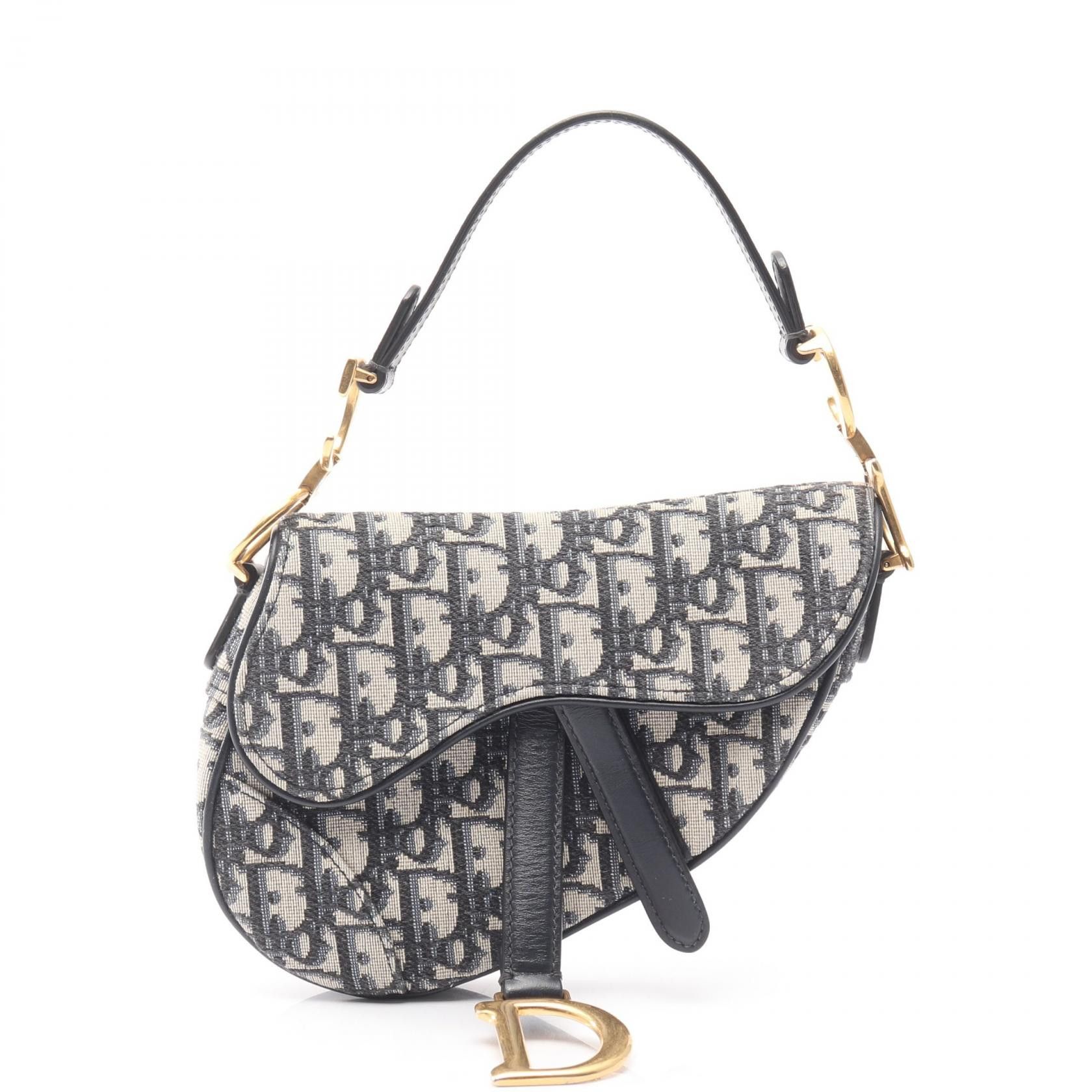 Dior Dior Dior Saddle Bag Oblique Jacquard Canvas Handbag Textile Handbag DUTY FREE for USA Size ONE SIZE - 1 Thumbnail