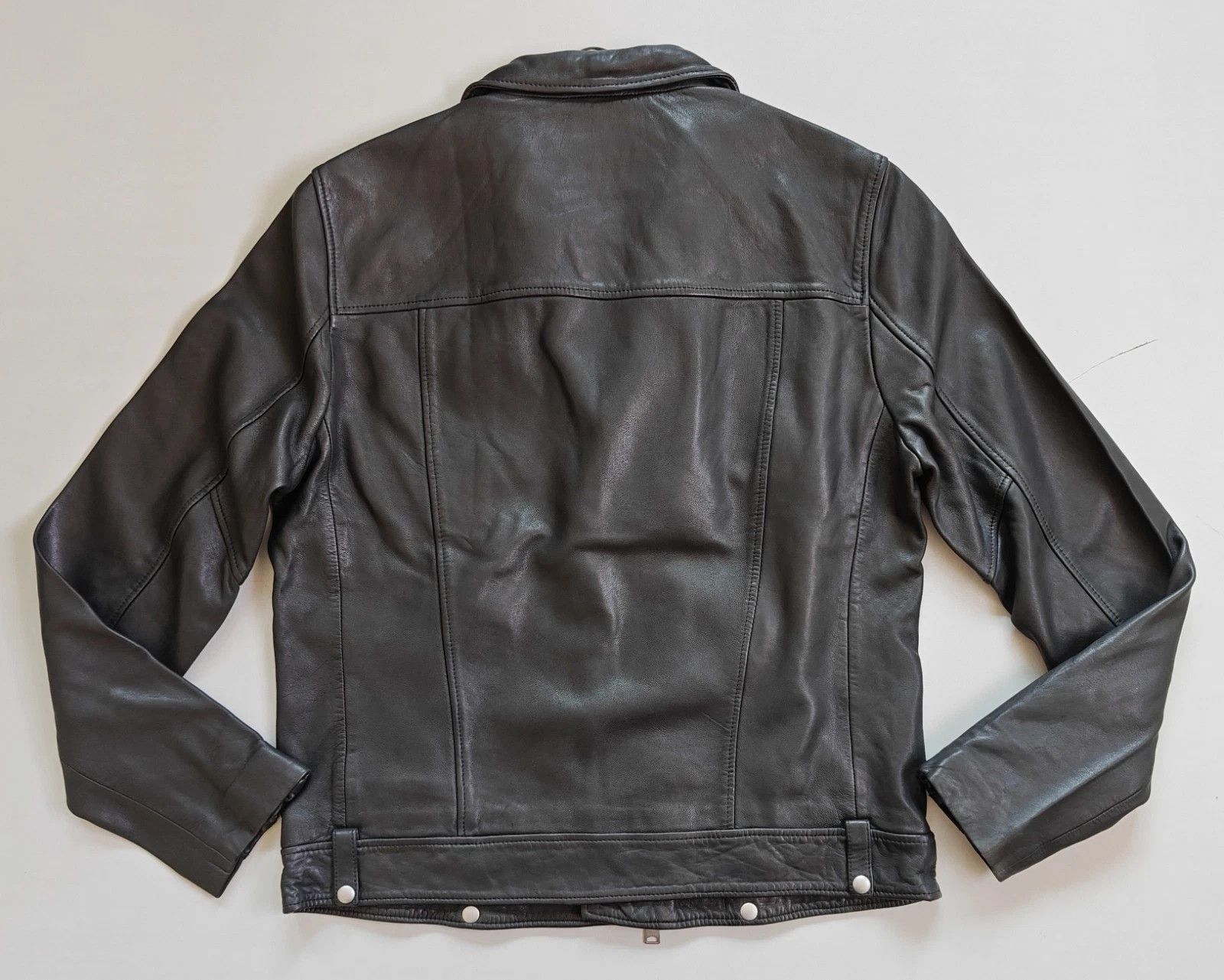 Allsaints ALLSAINTS Lomi Biker Men's Leather jacket FTP/5015 Size US L / EU 52-54 / 3 - 10 Thumbnail