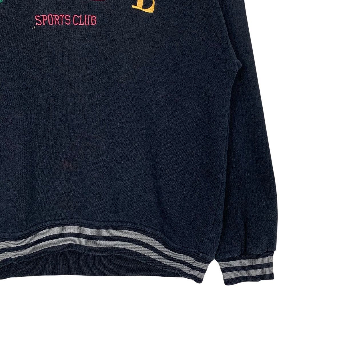 Japanese Brand ELLE Sport Club Embroidery Big Logo Sweatshirt #1878-C82 Size US M / EU 48-50 / 2 - 4 Thumbnail