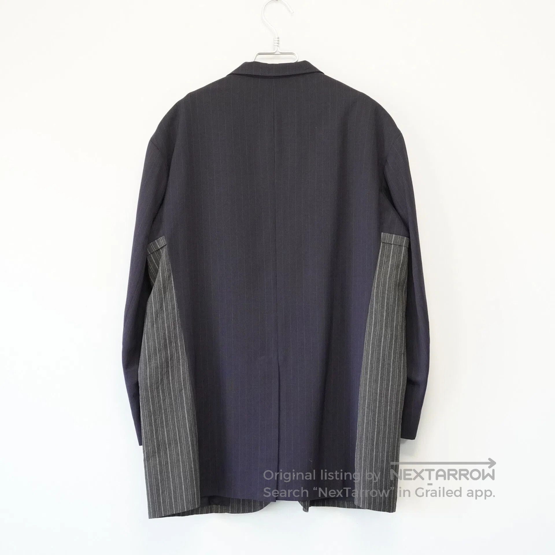 Yohji Yamamoto Yohji Yamamoto Striped Wool Jacket. Size US M / EU 48-50 / 2 - 2 Thumbnail