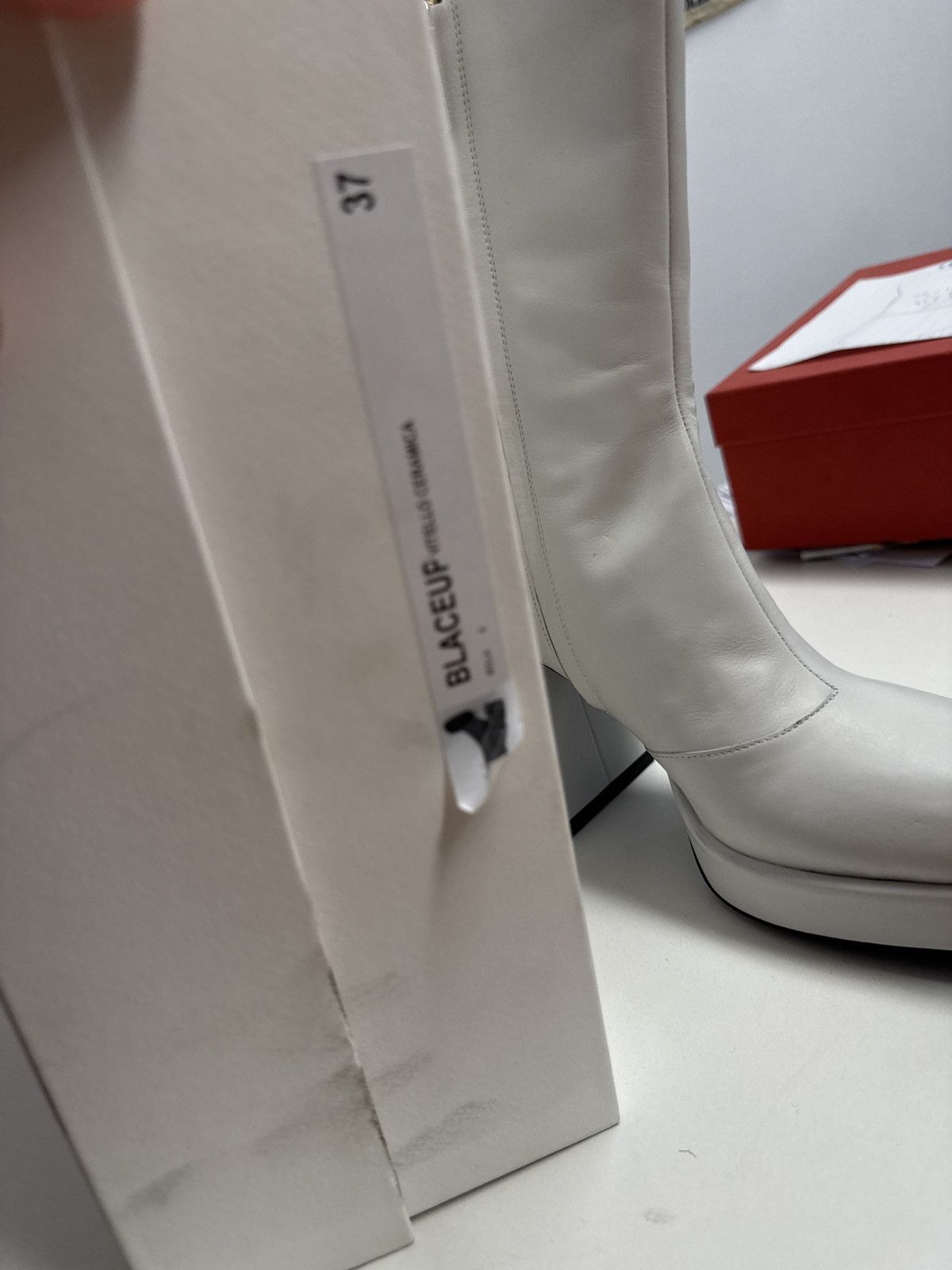 Nodaleto Nodaleto Vitello Ceramica Booties Size US 7 / IT 37 - 3 Thumbnail