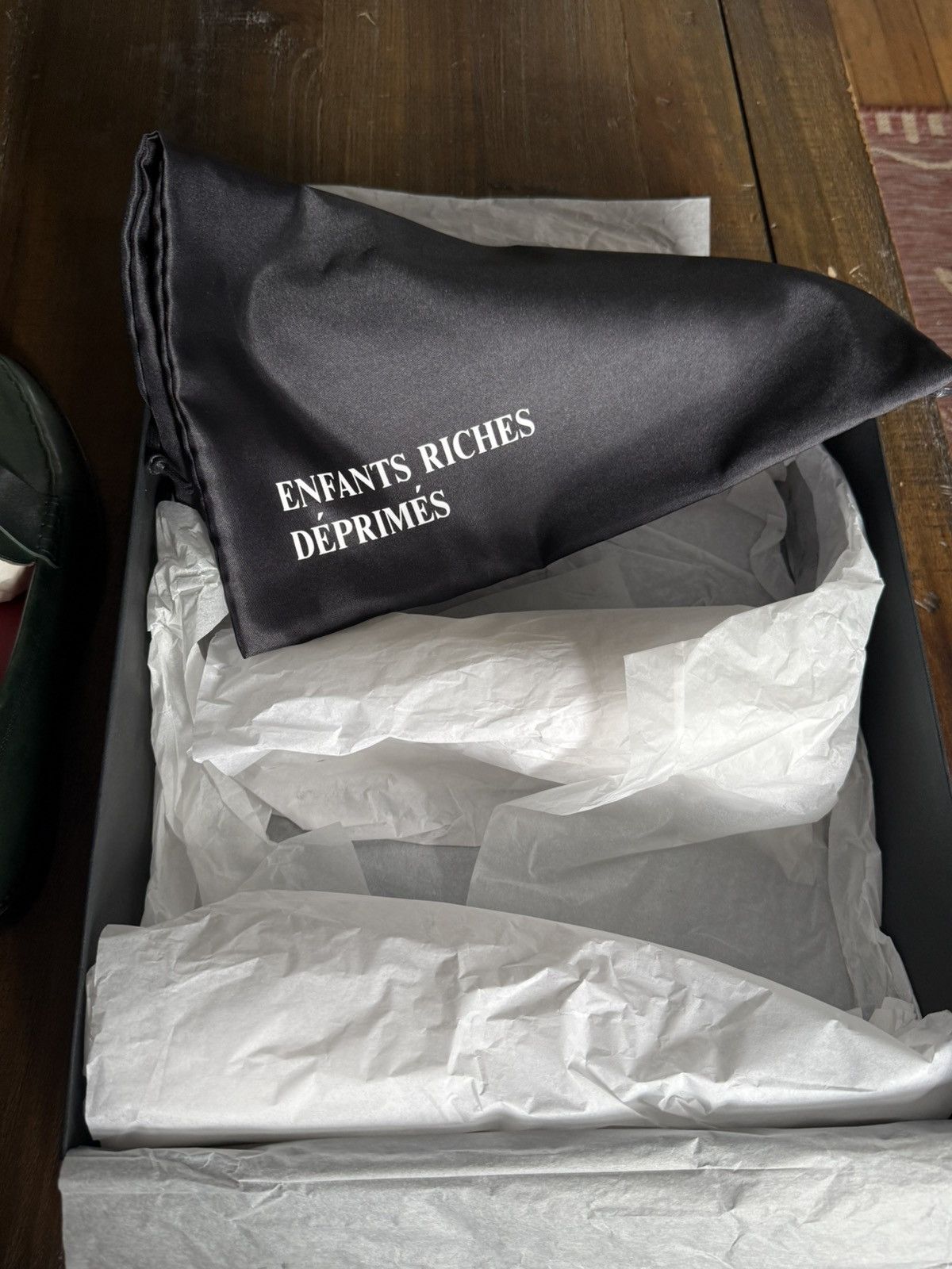 Enfants Riches Deprimes ERD Penny Loafer sz11 “cow glazed dark green” Size US 11 / EU 44 - 14 Thumbnail