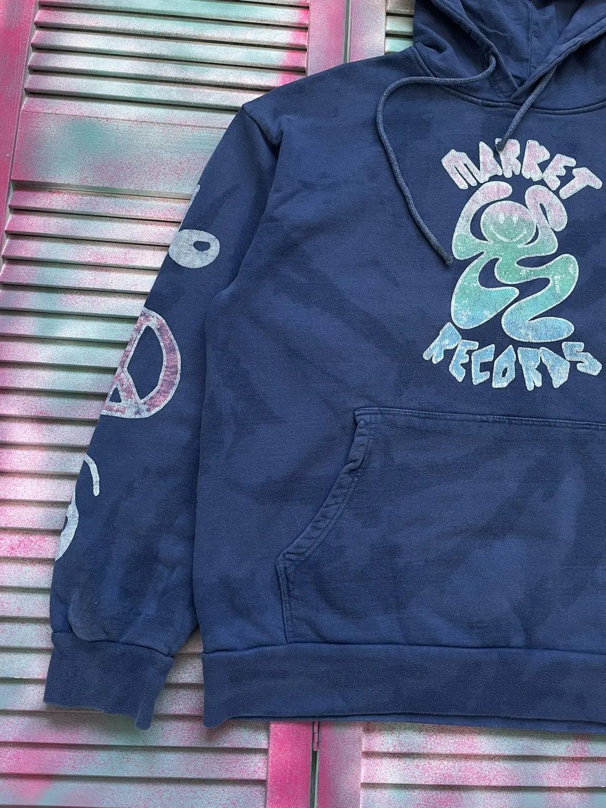 Japanese Brand Market Records X Smiley Studio Hoodie Size US XL / EU 56 / 4 - 6 Thumbnail