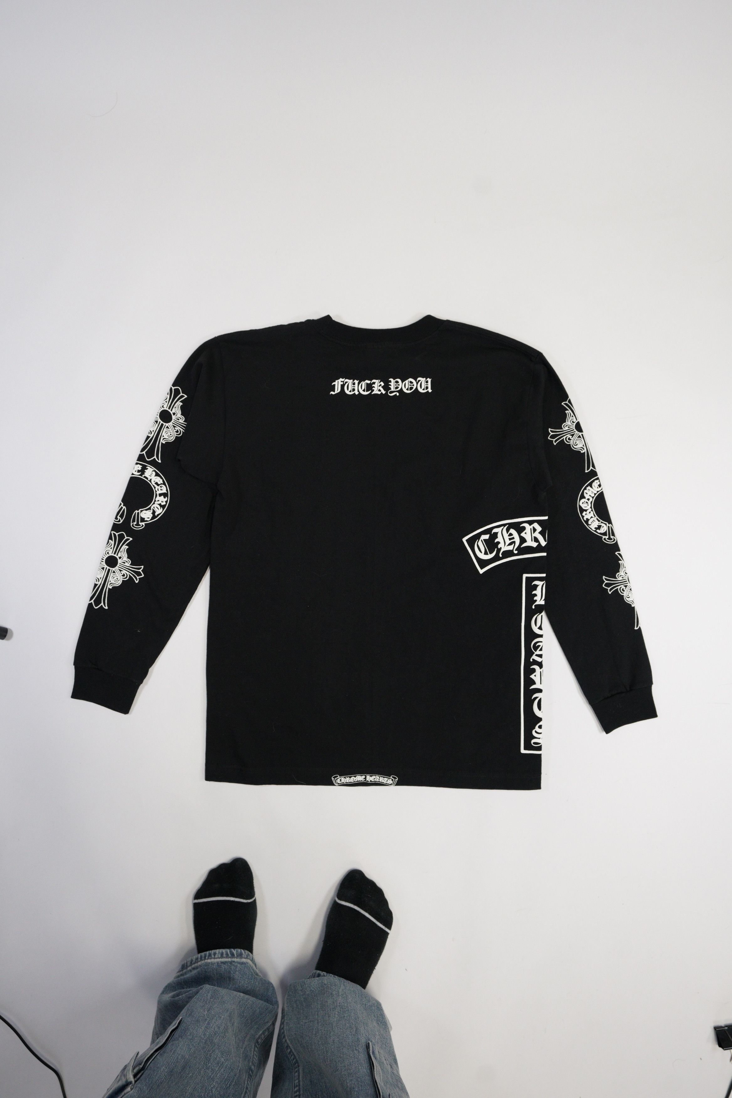 Chrome Hearts Chrome Hearts T-Bar FCK YOU Long-Sleeve T-Shirt Size US M / EU 48-50 / 2 - 7 Thumbnail