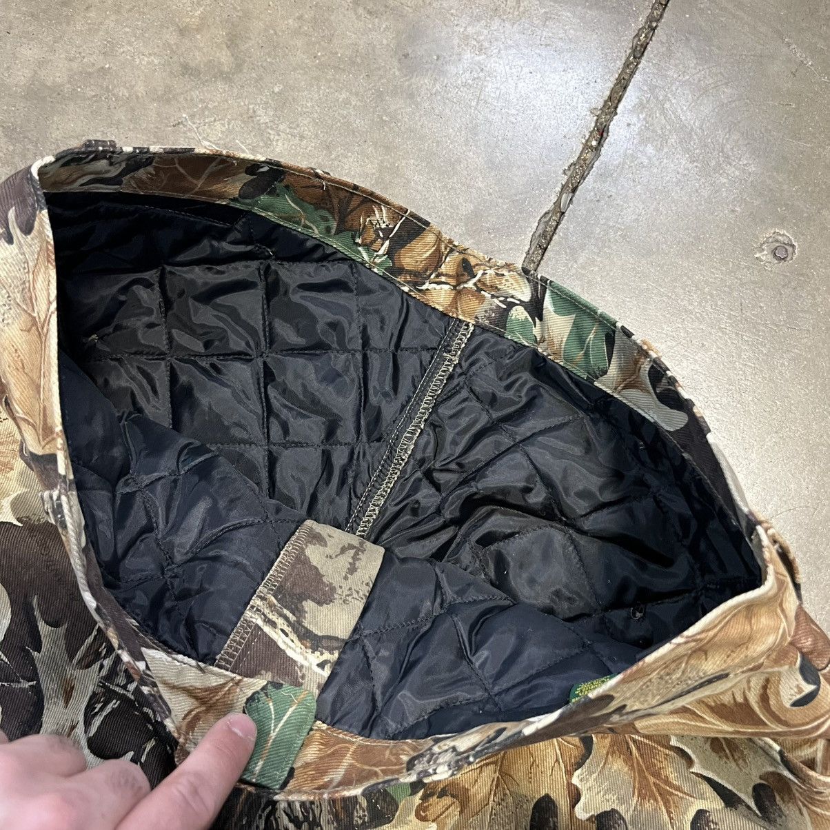 Cabelas × Vintage Vintage Cabelas Camo Carpenter Pants Utility Hunting Quilted Size US 36 / EU 52 - 10 Thumbnail