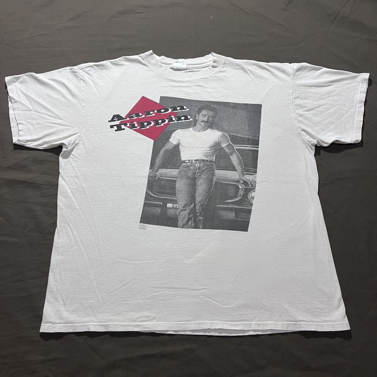 Band Tees Vintage 90s Aaron Tippin Tee XL Country music winterland Size US XL / EU 56 / 4 - 2 Thumbnail