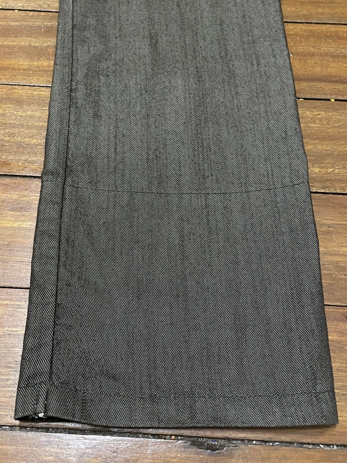 Le Grande Bleu (L.G.B.) Very Rare Vintage Brand Semantic Design Metallic Pants 2000s Size US 31 - 8 Thumbnail