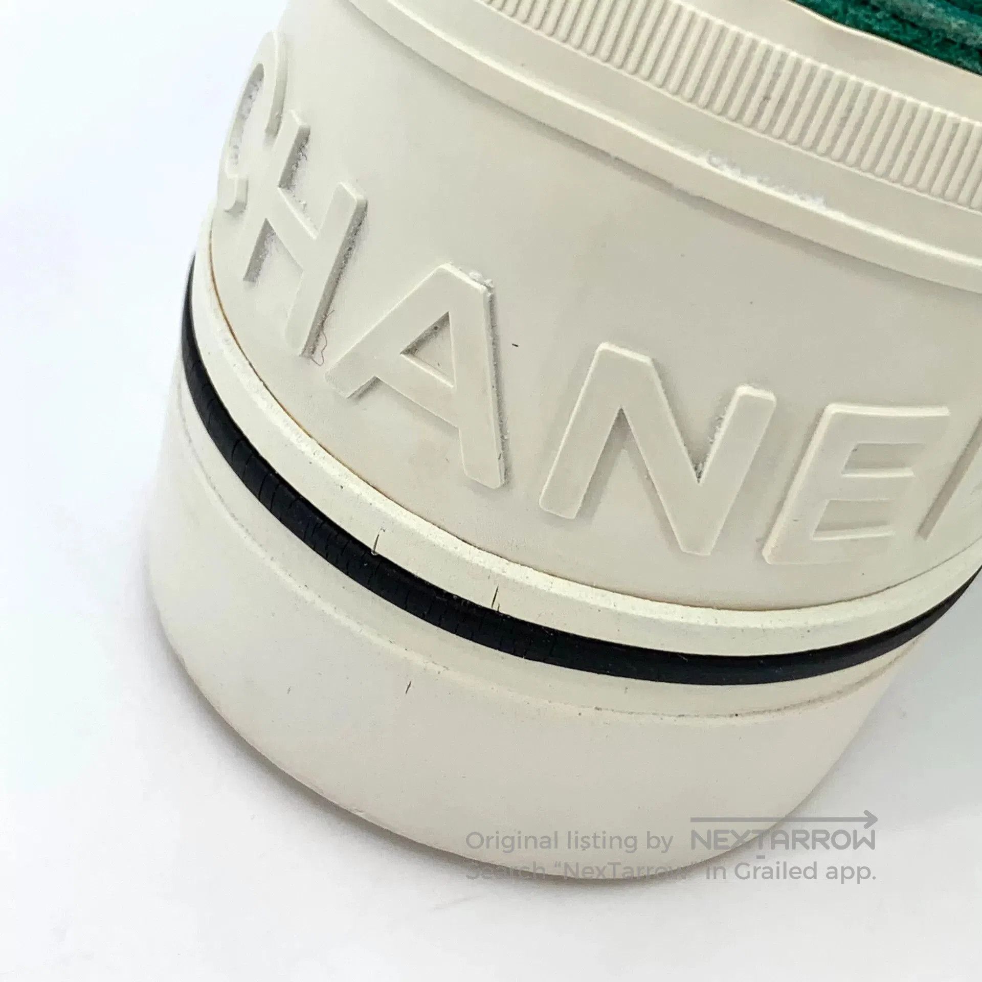 Chanel Chanel Green Canvas Lace. Size US 6 / IT 36 - 9 Thumbnail
