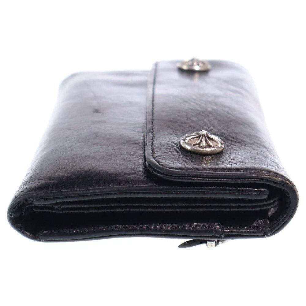Chrome Hearts Chrome Hearts Wave Leather Wallet Black Size ONE SIZE - 3 Thumbnail