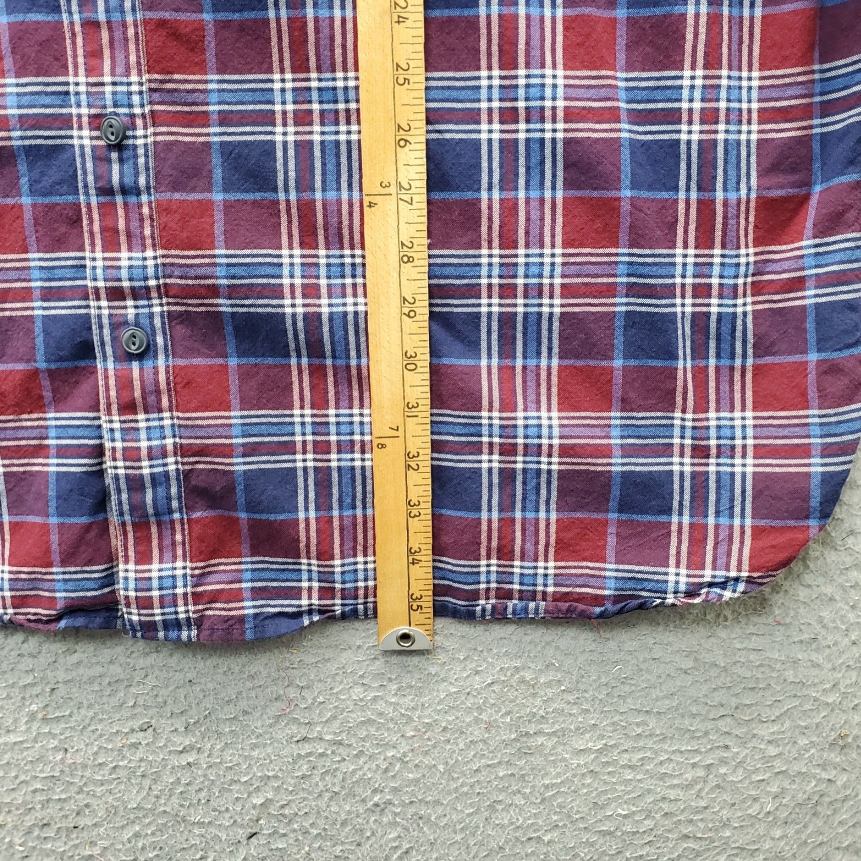 Vintage L.L. Bean Shirt Men XXL Tall Multi Plaid Button-Up Pocket Detail Traditional Fit Button-Down Collared Long Sleeve Casual Travel Outdoor Size US XXL / EU 58 / 5 - 6 Thumbnail