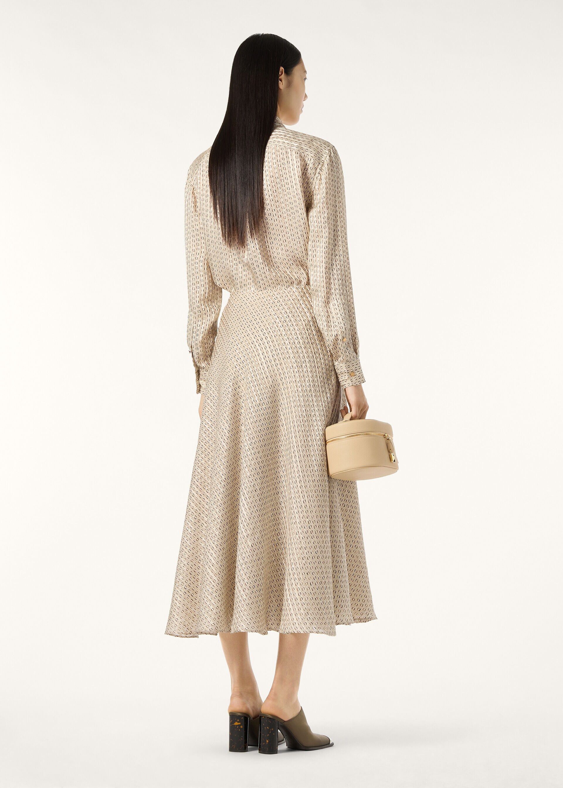 Loro Piana os11x0426 FAQ5894 Erika Skirt in Ivory/Brown Size 26" / US 2 / IT 38 - 5 Thumbnail