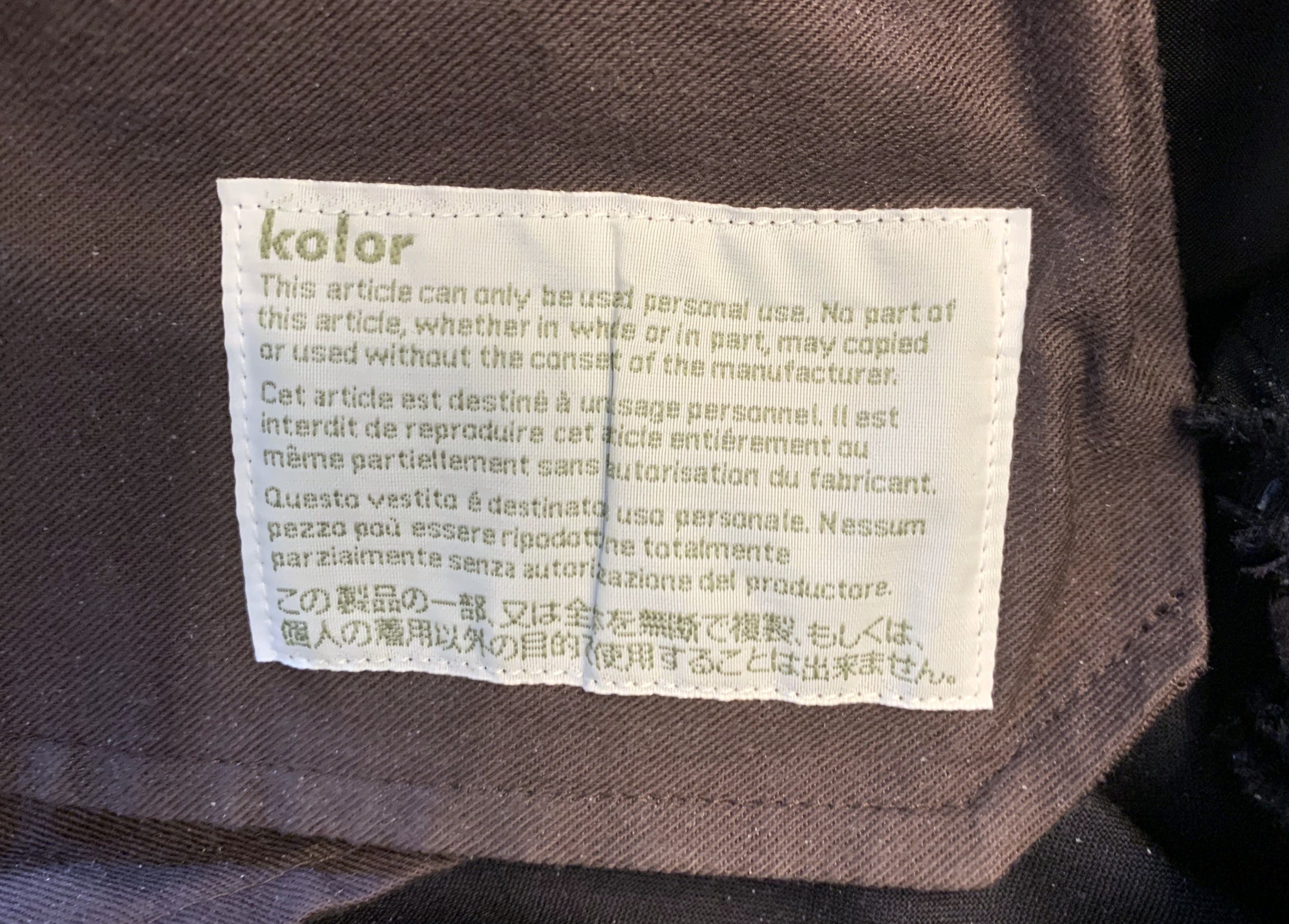 Kolor Kolor sacai 2023ss summer wool pants, size 3 (fits 32”) Size US 32 / EU 48 - 3 Thumbnail