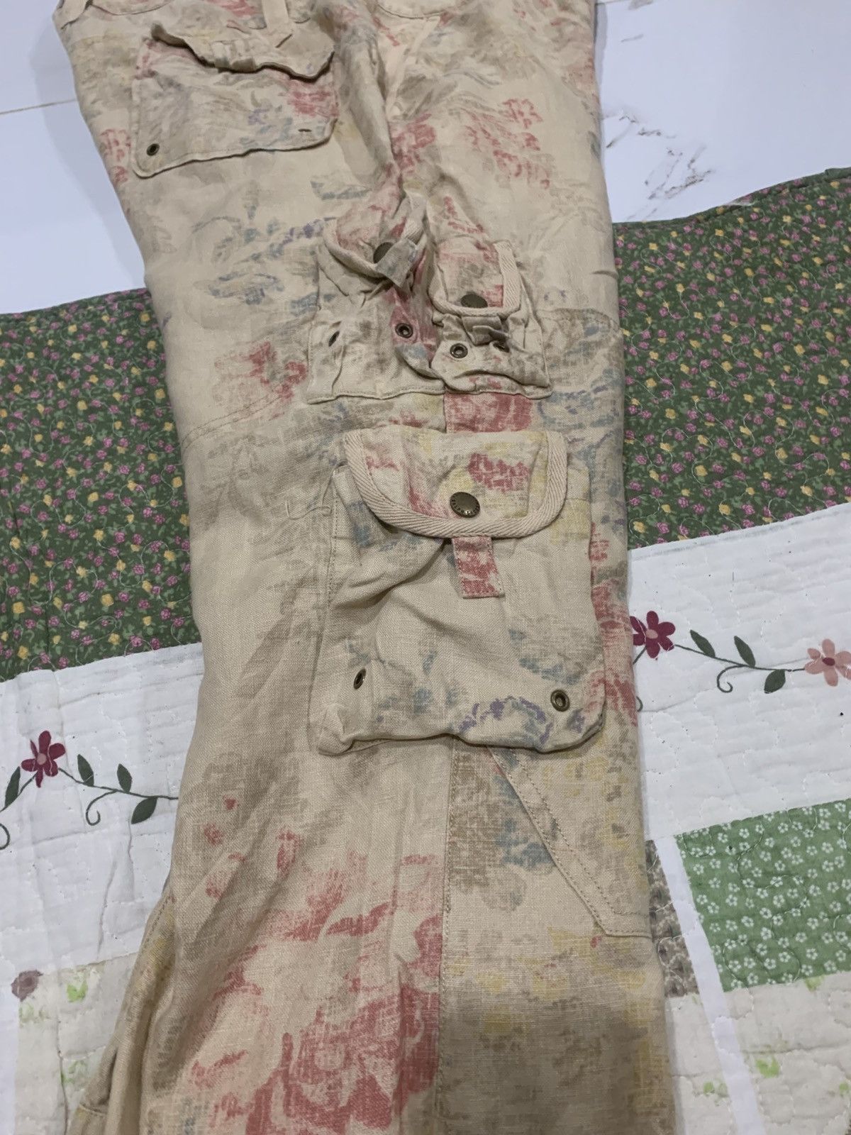 Ralph Lauren Ralph Lauren All Over Print Cargo Pants Size 34" / US 12 / IT 48 - 7 Thumbnail