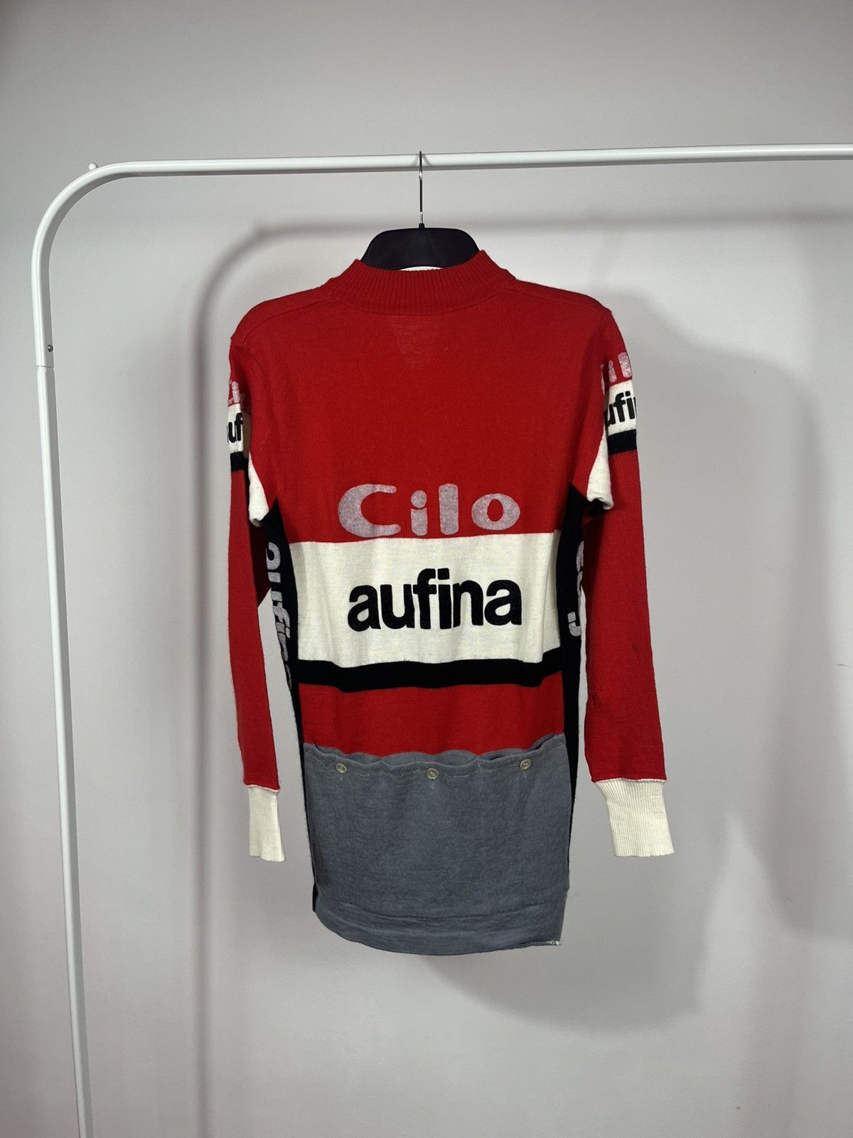 Other Vintage Cilo Aufina Cycling Jersey by SMS Santini Italy Size US M / EU 48-50 / 2 - 13 Thumbnail