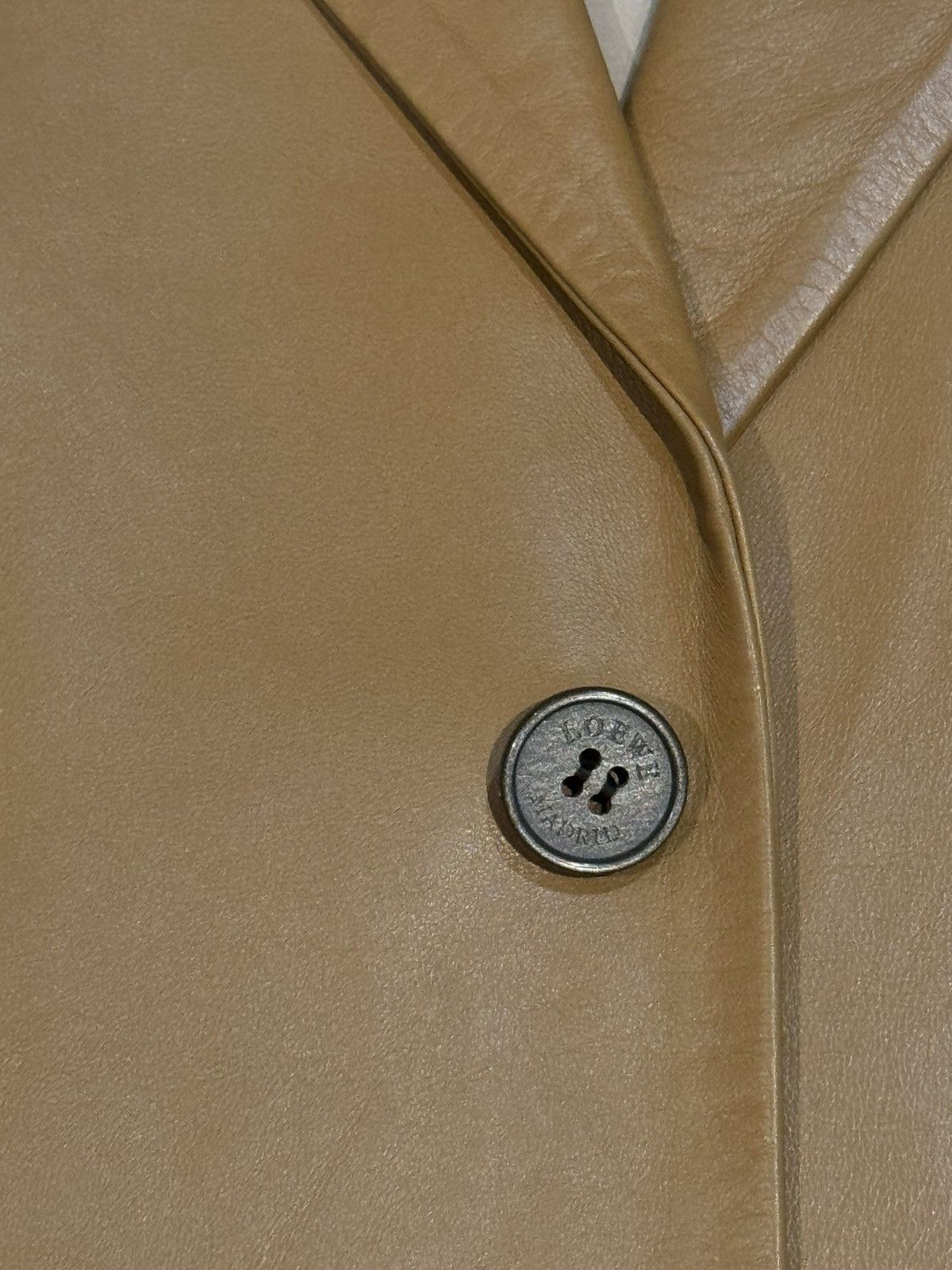 Loewe Loewe Vintage Brown Tan Superb Soft Leather Blazer Jacket 50 Size US M / EU 48-50 / 2 - 19 Thumbnail