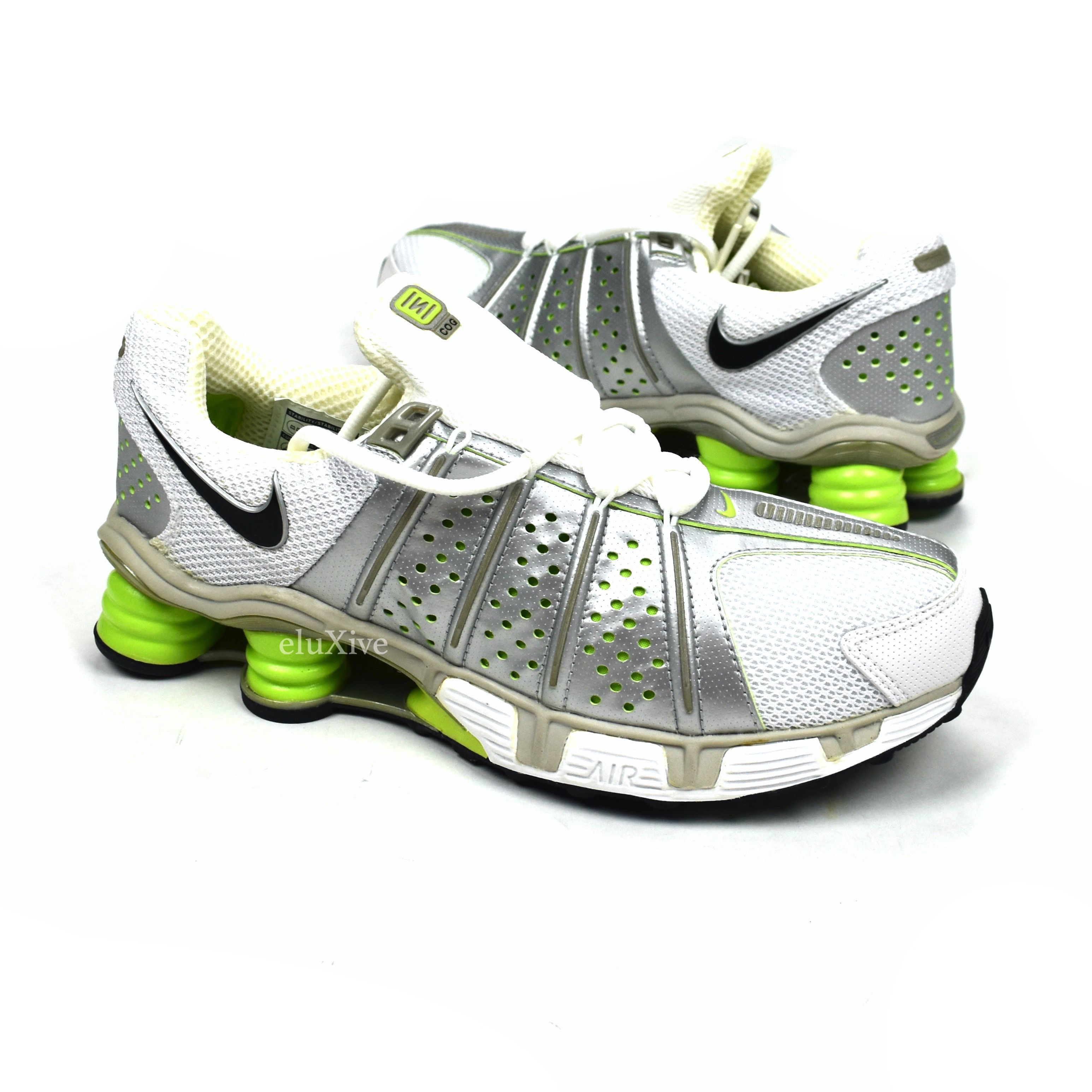 Nike 2006 Nike Shox Cognescenti White Silver Lime Green DS Size US 9.5 / EU 42-43 - 1 Preview