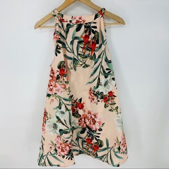 Other Maison Du Soir Night Dress M Emmie Floral Twist Strap Luxury Size ONE SIZE - 5 Thumbnail